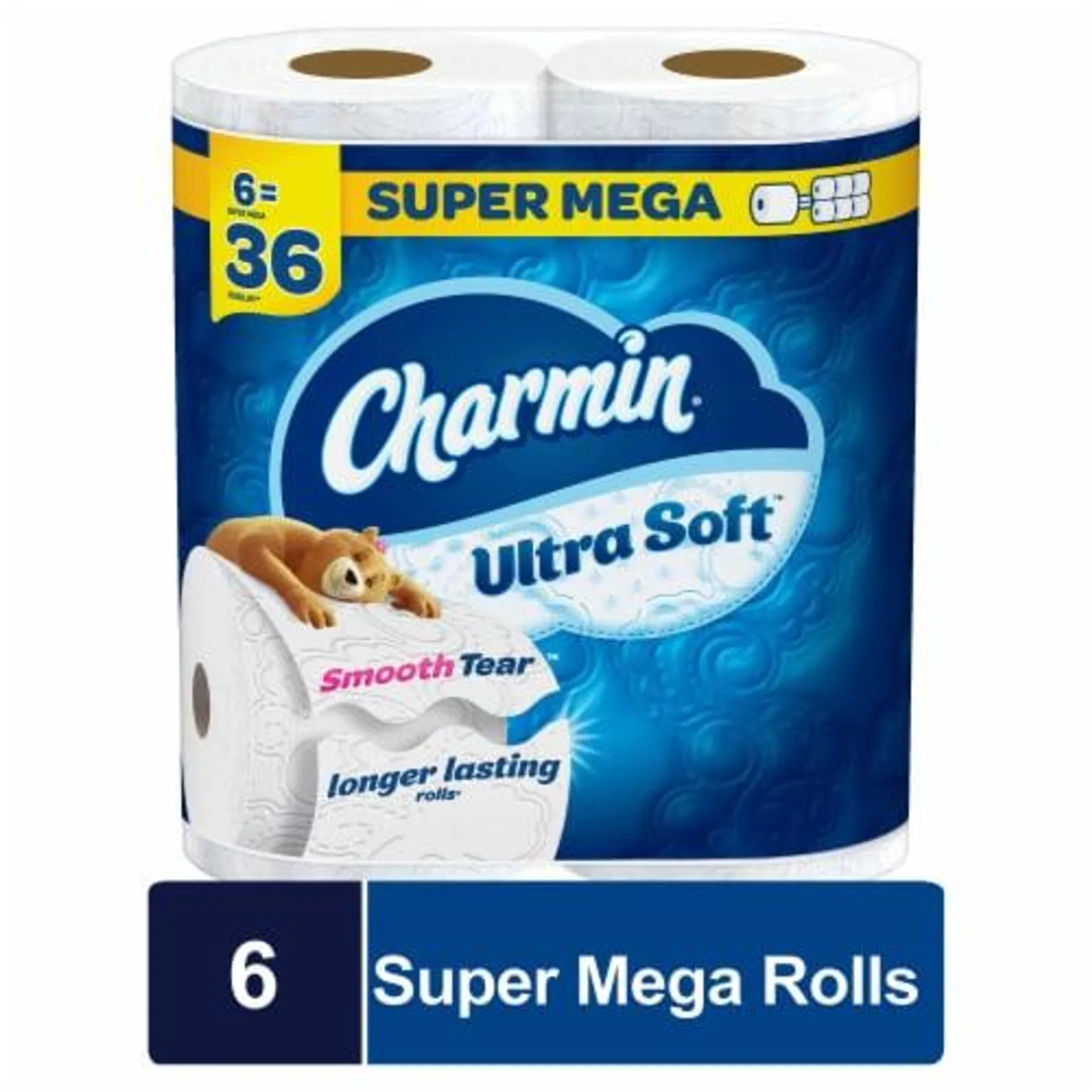 Charmin Ultra Soft Toilet Paper 6 Mega XL Rolls