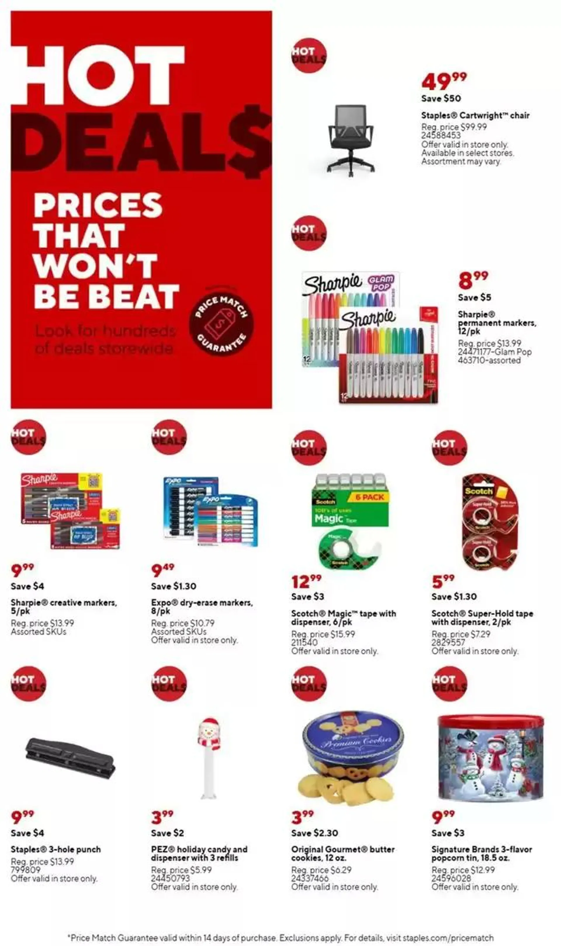 Weekly ad Staples flyer from December 8 to December 14 2024 - Page 13