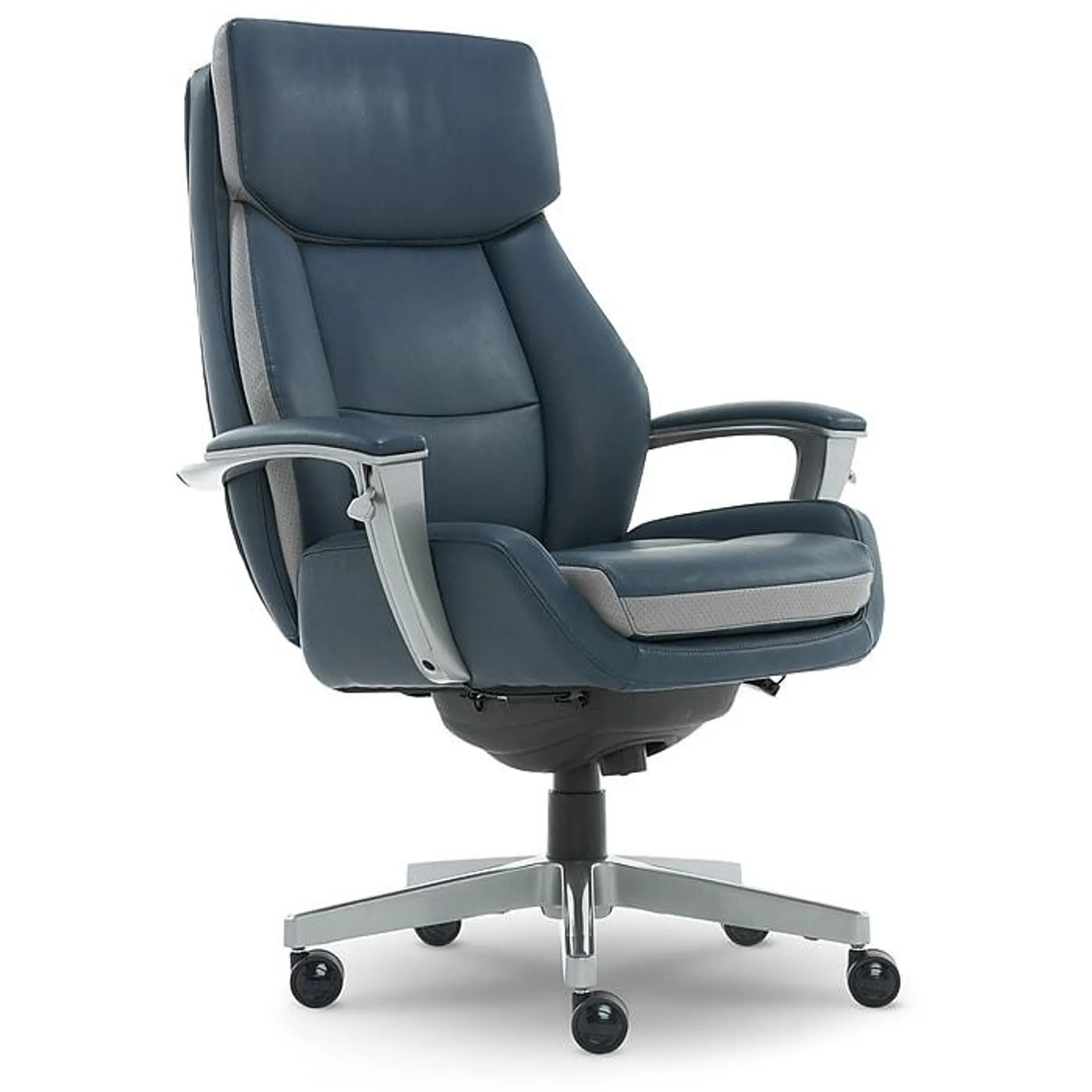 La-Z-Boy Alton Ergonomic Bonded Leather Swivel Executive Chair,