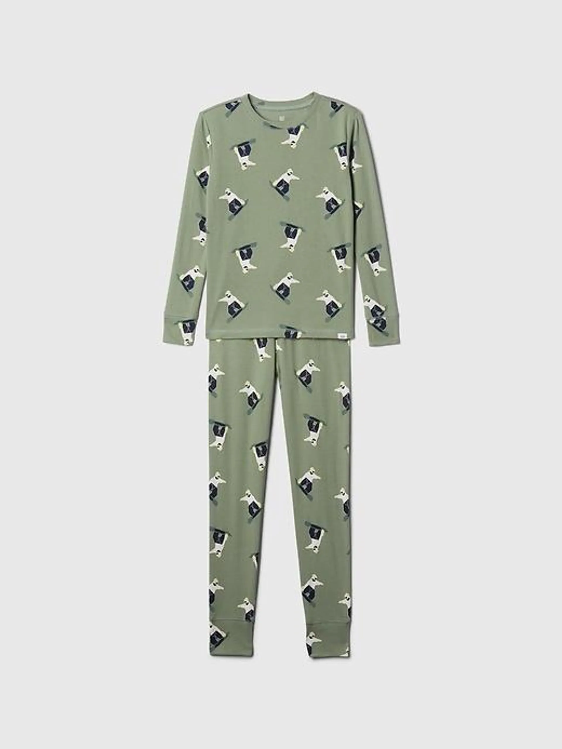 Kids Organic Brushed Cotton PJ Set