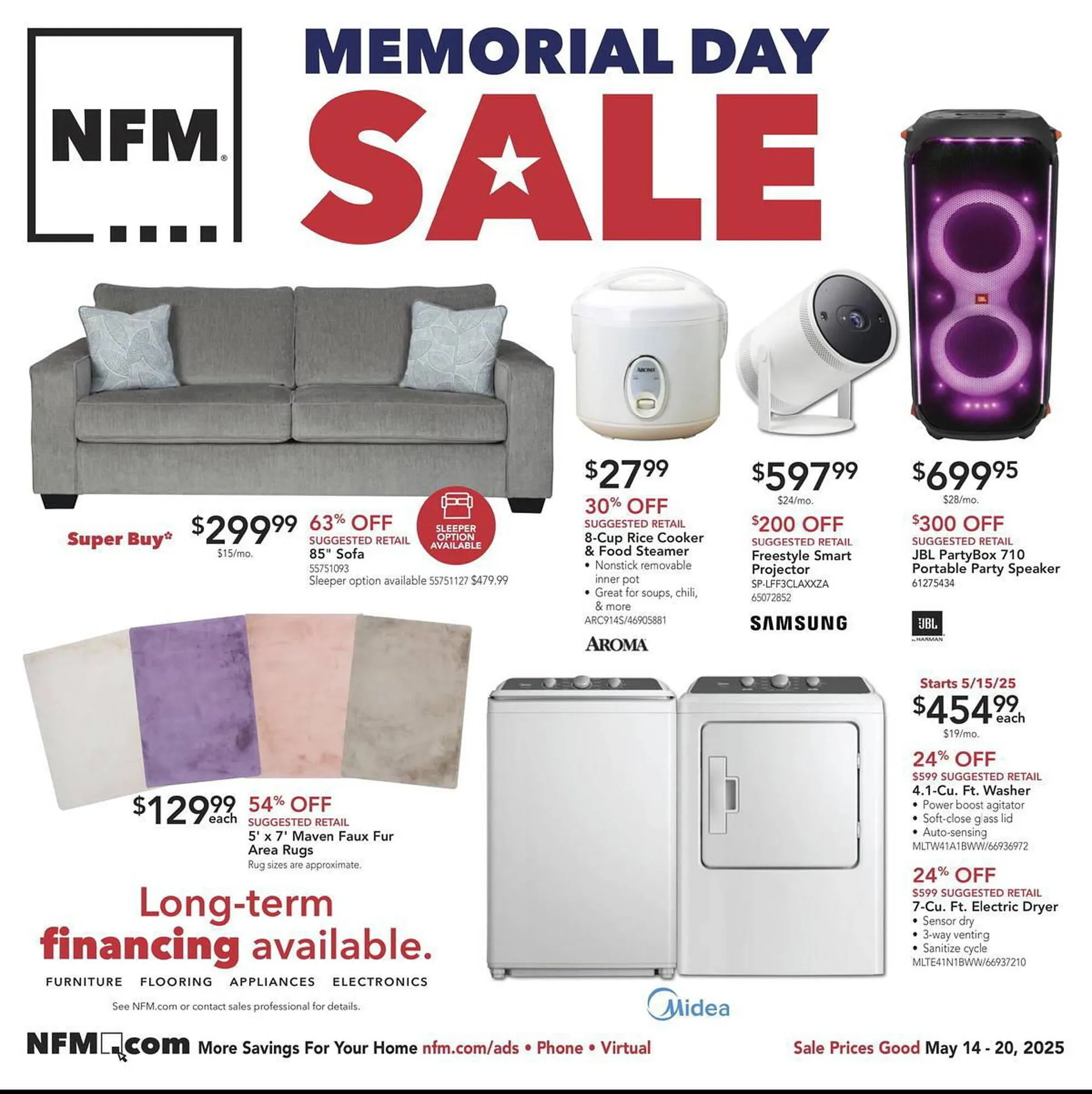 Nebraska Furniture Mart Weekly Ad - 1
