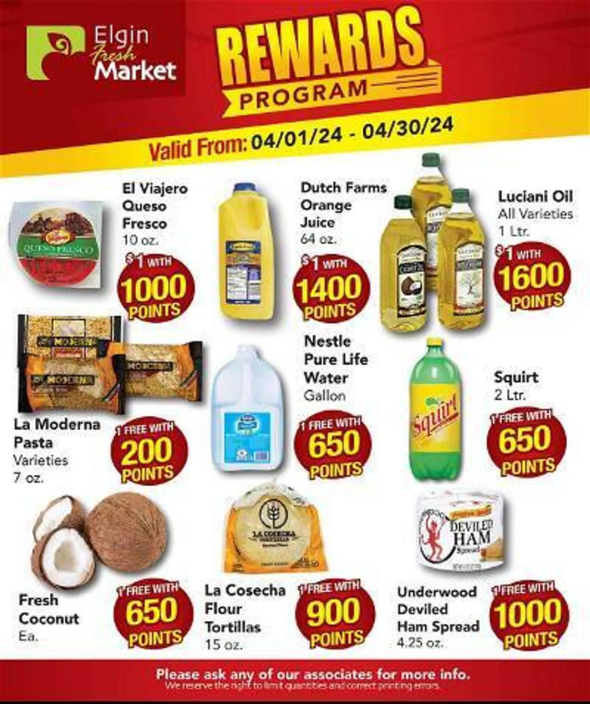 Weekly ad Elgin Fresh Market Weekly Ad from April 1 to April 30 2024 - Page 