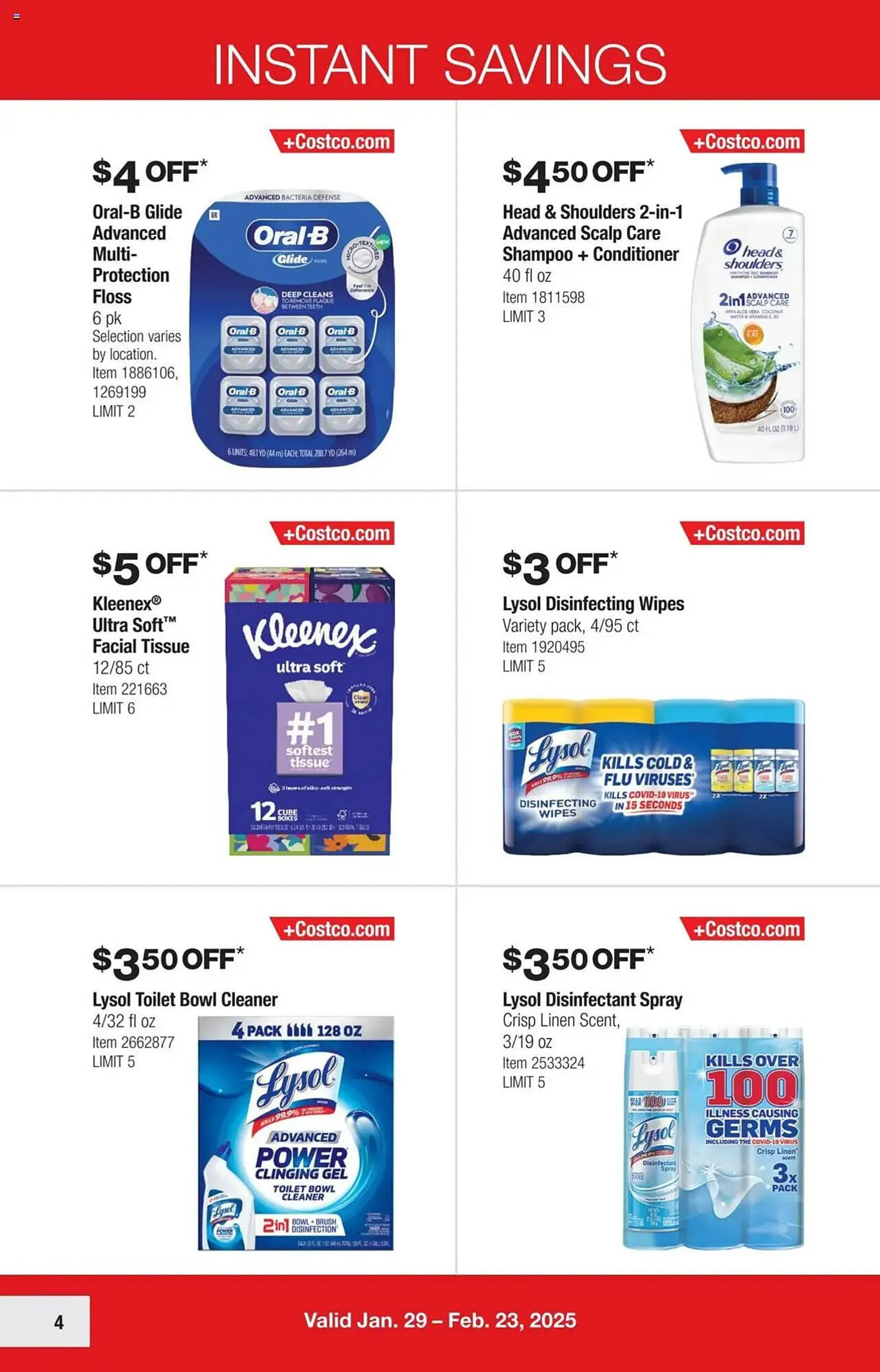 Catálogo de Costco Weekly Ad 29 de enero al 23 de febrero 2025 - Página 4