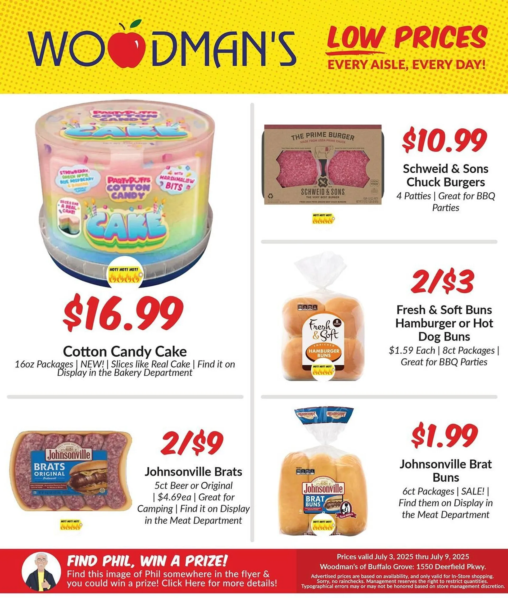 Weekly ad Woodman's Weekly Ad from July 3 to July 9 2025 - Page 1