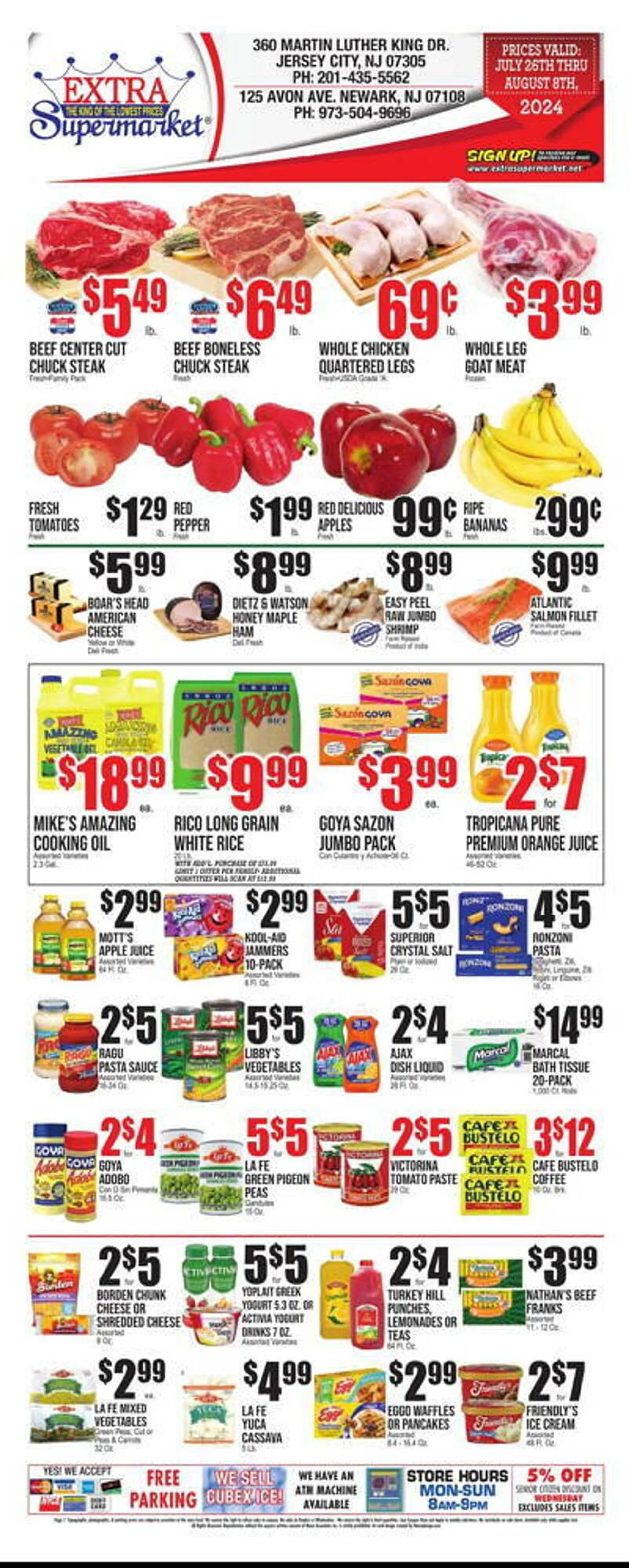 Extra Supermarket Weekly Ad - 1