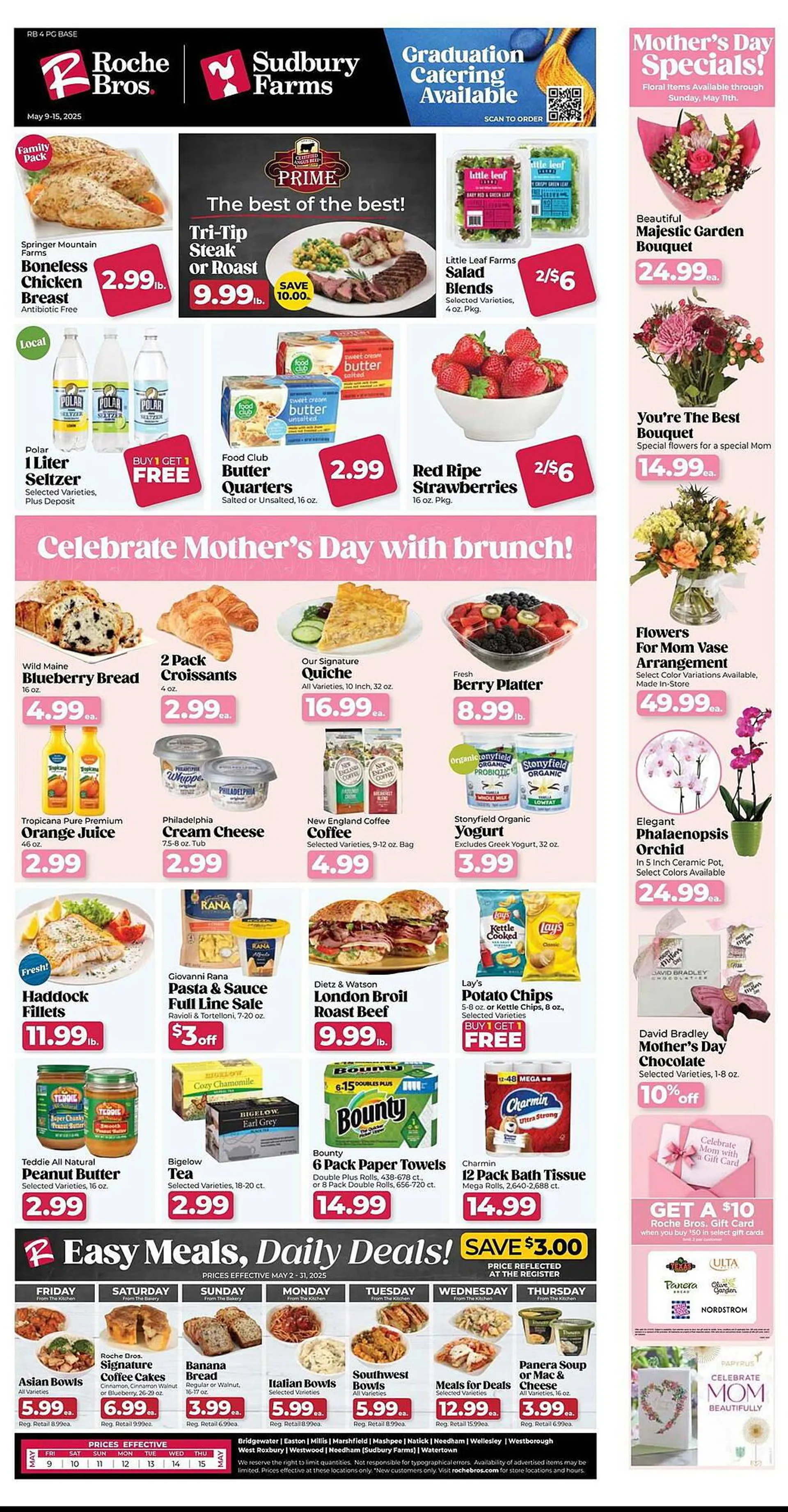 Roche Bros Weekly Ad - 1