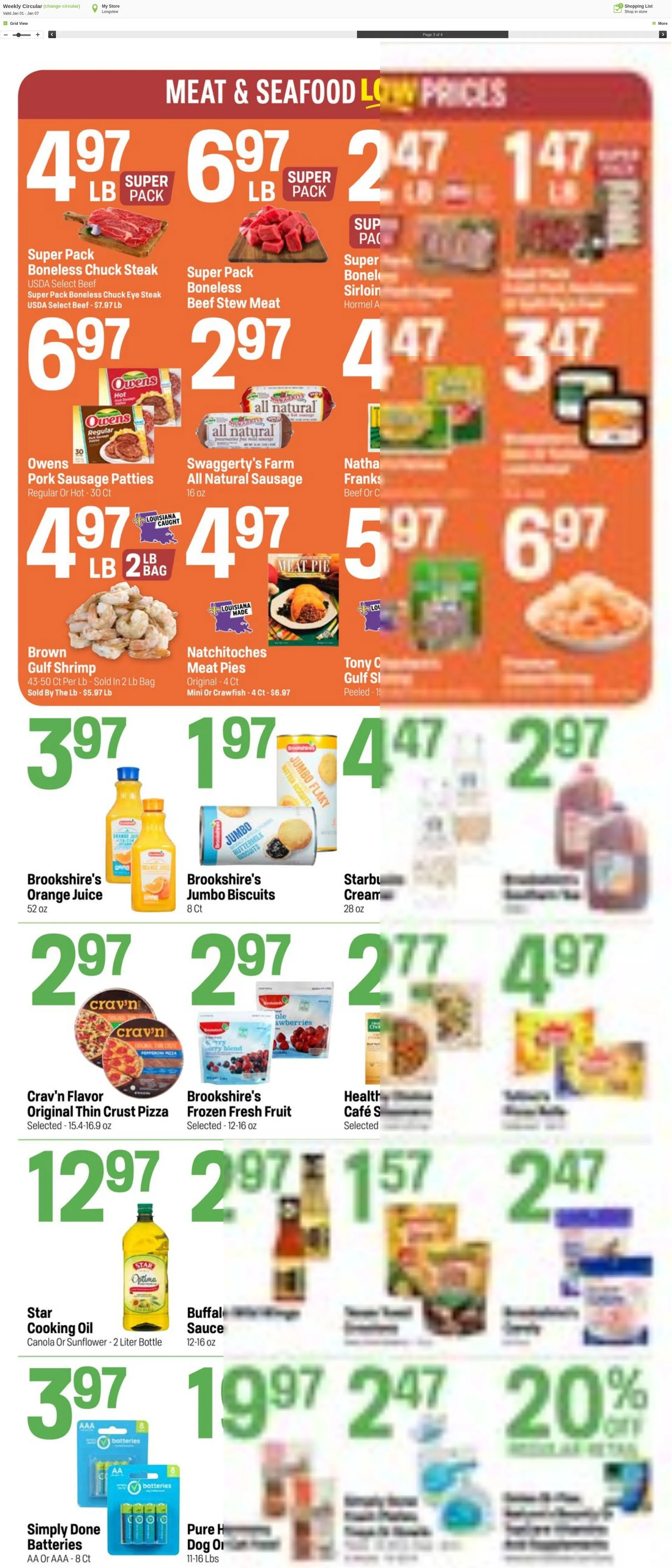 Weekly ad Super1Foods from January 1 to January 7 2025 - Page 3