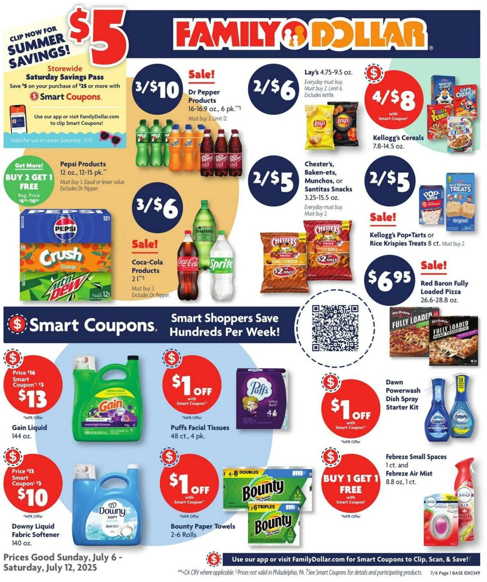 Weekly ad Family Dollar Current weekly ad from July 6 to July 12 2025 - Page 1