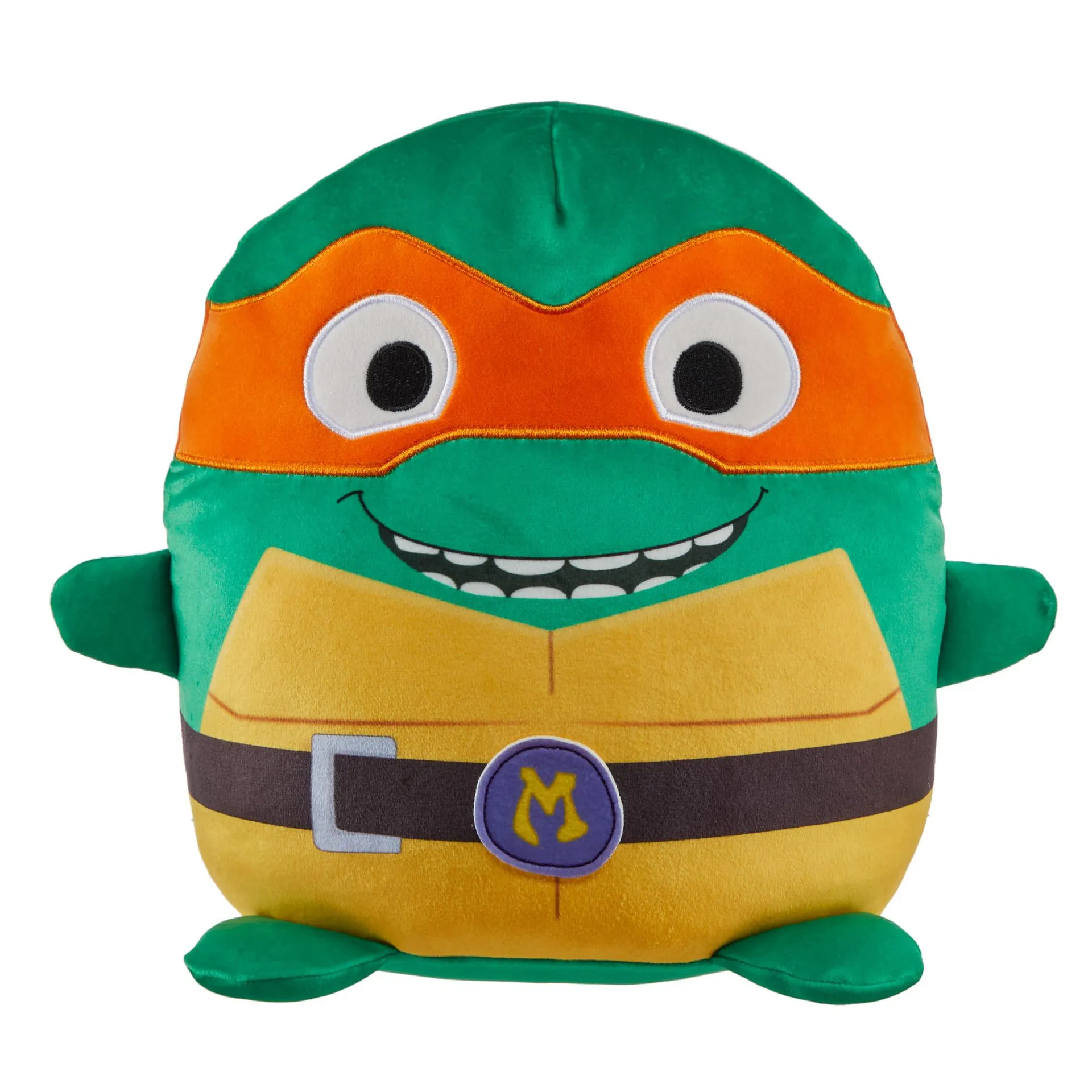 Teenage Mutant Ninja Turtles: Mutant Mayhem Plush Toys Cuutopia, 10 Inch TMNT Rounded Pillows, Key Movie Characters