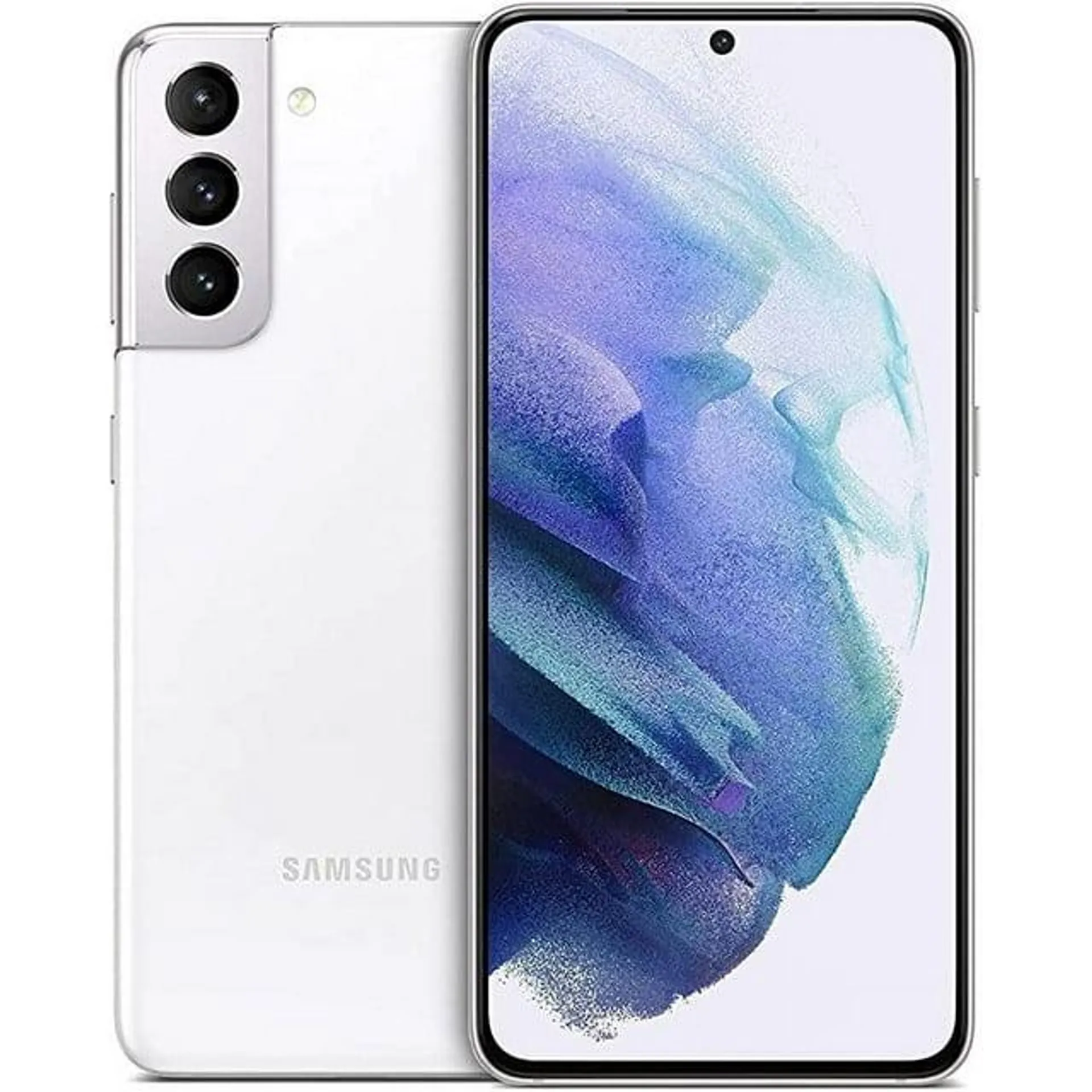 Open Box Samsung Galaxy S21 5G G991U (Fully Unlocked) 128GB Phantom White (Grade A+)