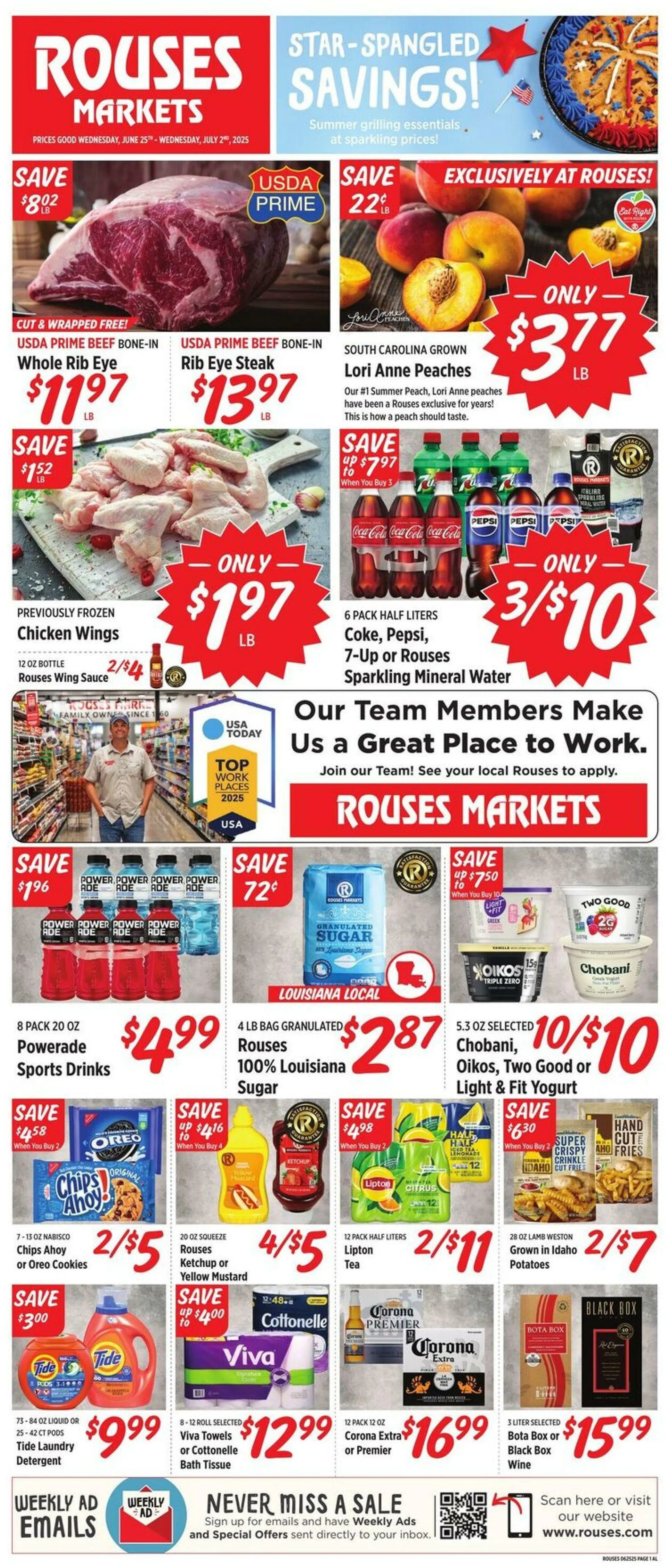 Weekly ad Rouses Current weekly ad from June 25 to July 2 2025 - Page 1