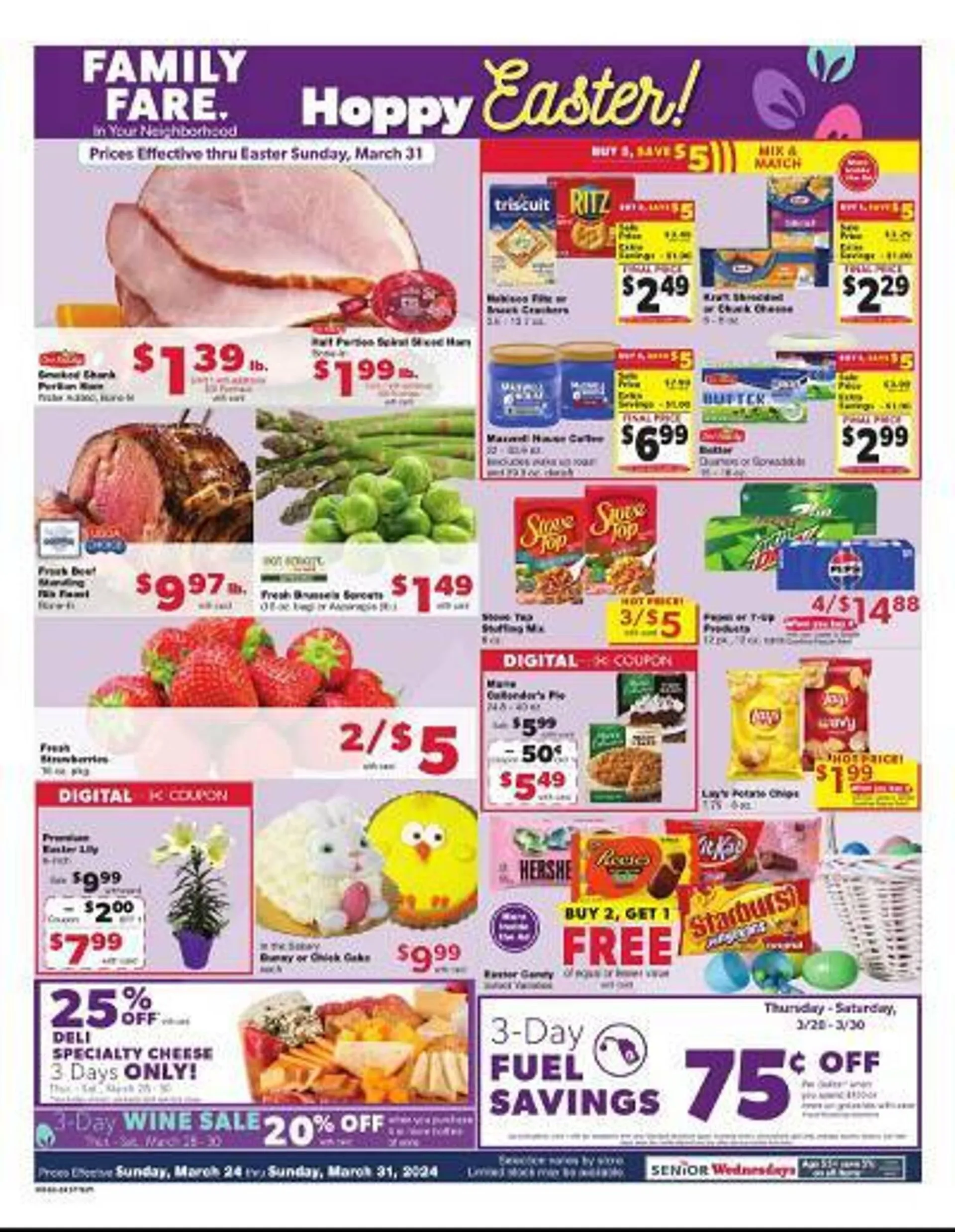 Weekly ad Family Fare Weekly Ad from March 24 to March 31 2024 - Page 1