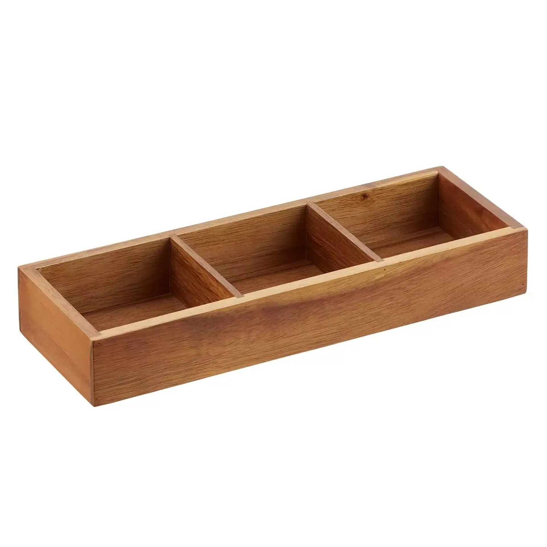 Rowan 3-Section Acacia Drawer Organizer