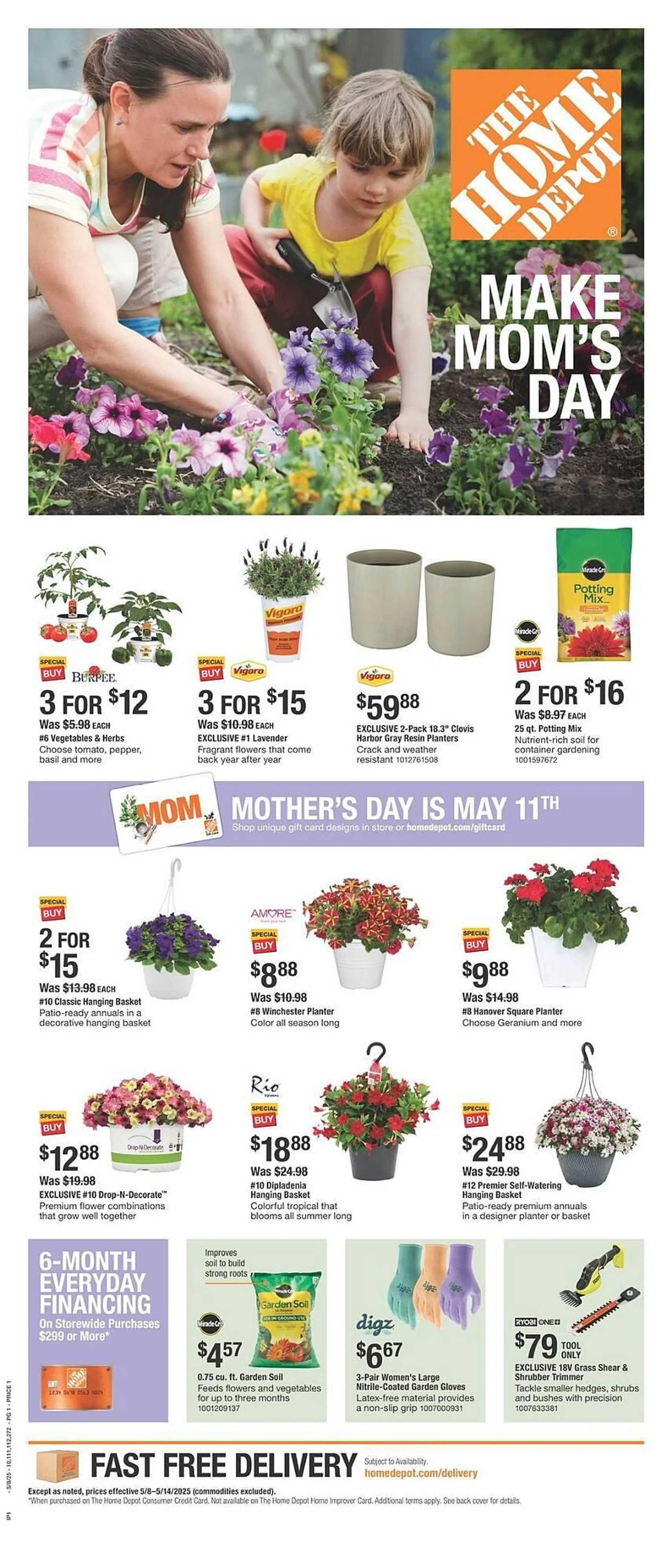 Weekly ad The Home Depot Weekly Ad from May 5 to May 12 2025 - Page 1