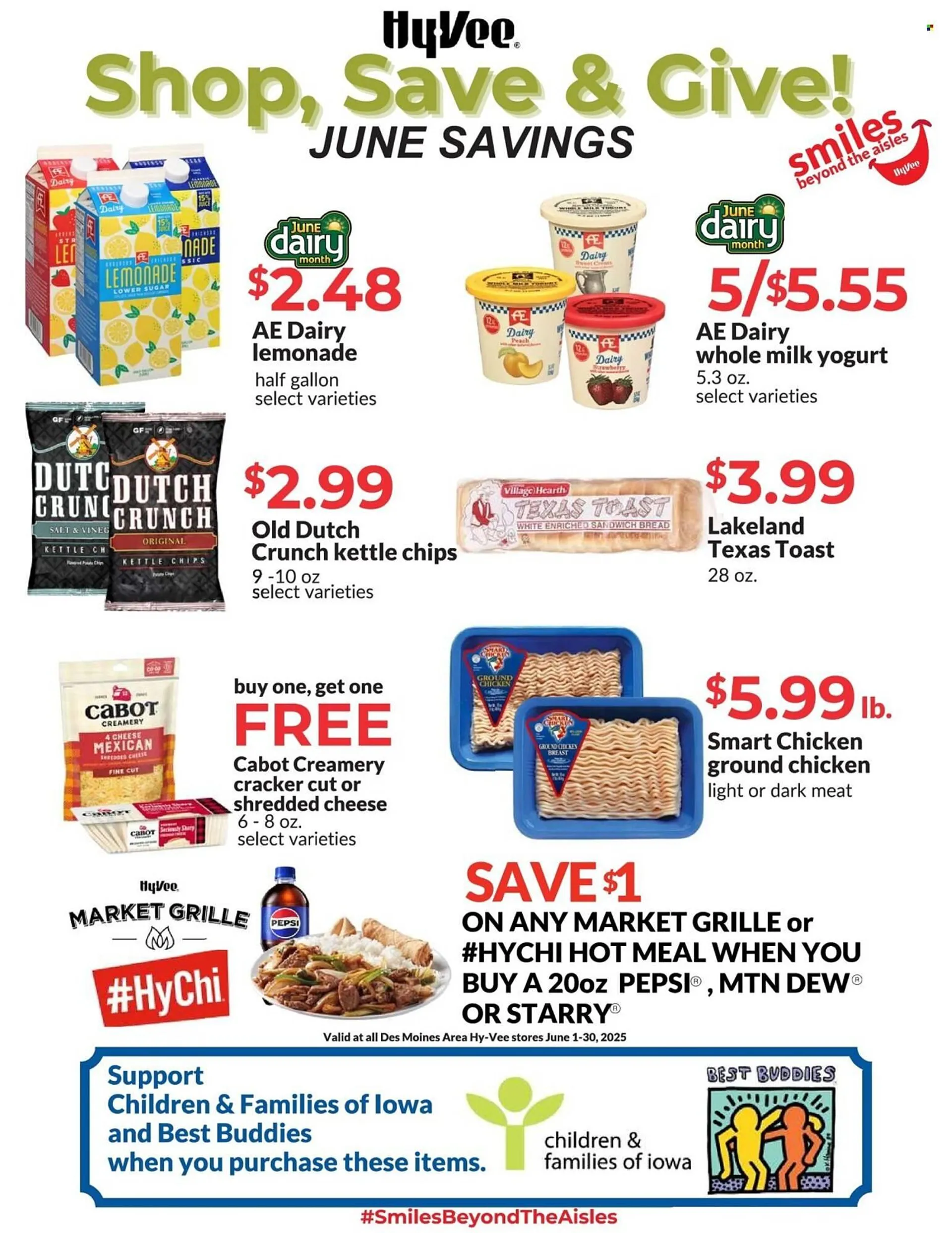 Weekly ad Hy-Vee Weekly Ad from June 1 to June 30 2025 - Page 1