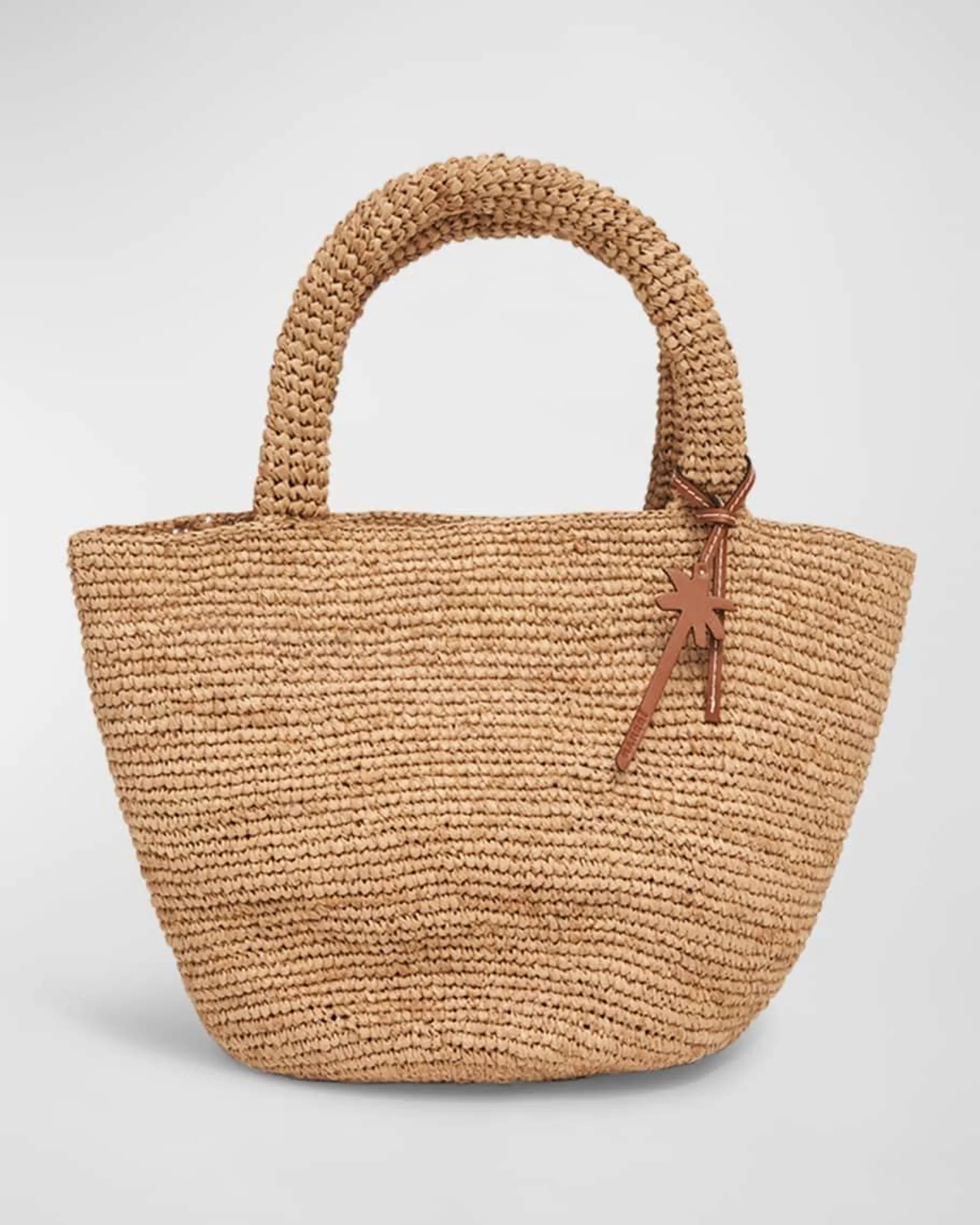 Summer Medium Raffia Beach Tote Bag