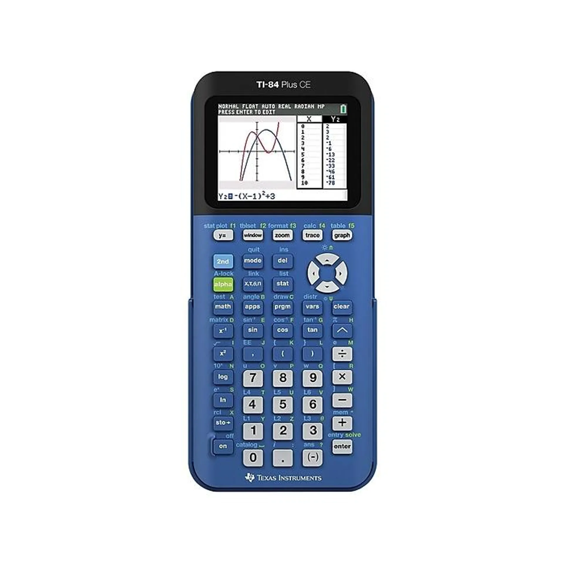 Texas Instruments TI-84 Plus CE 10-Digit Graphing Calculator,