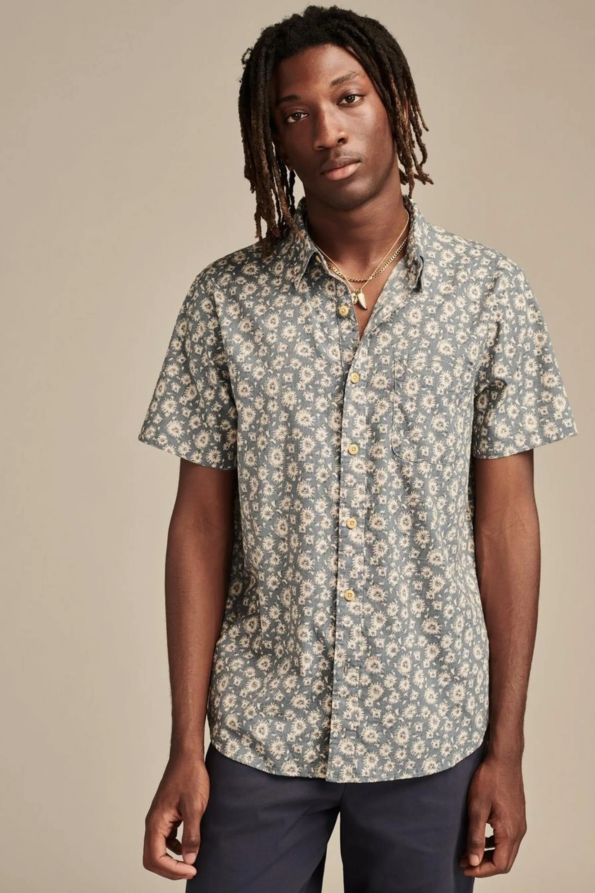 short sleeve printed shirt