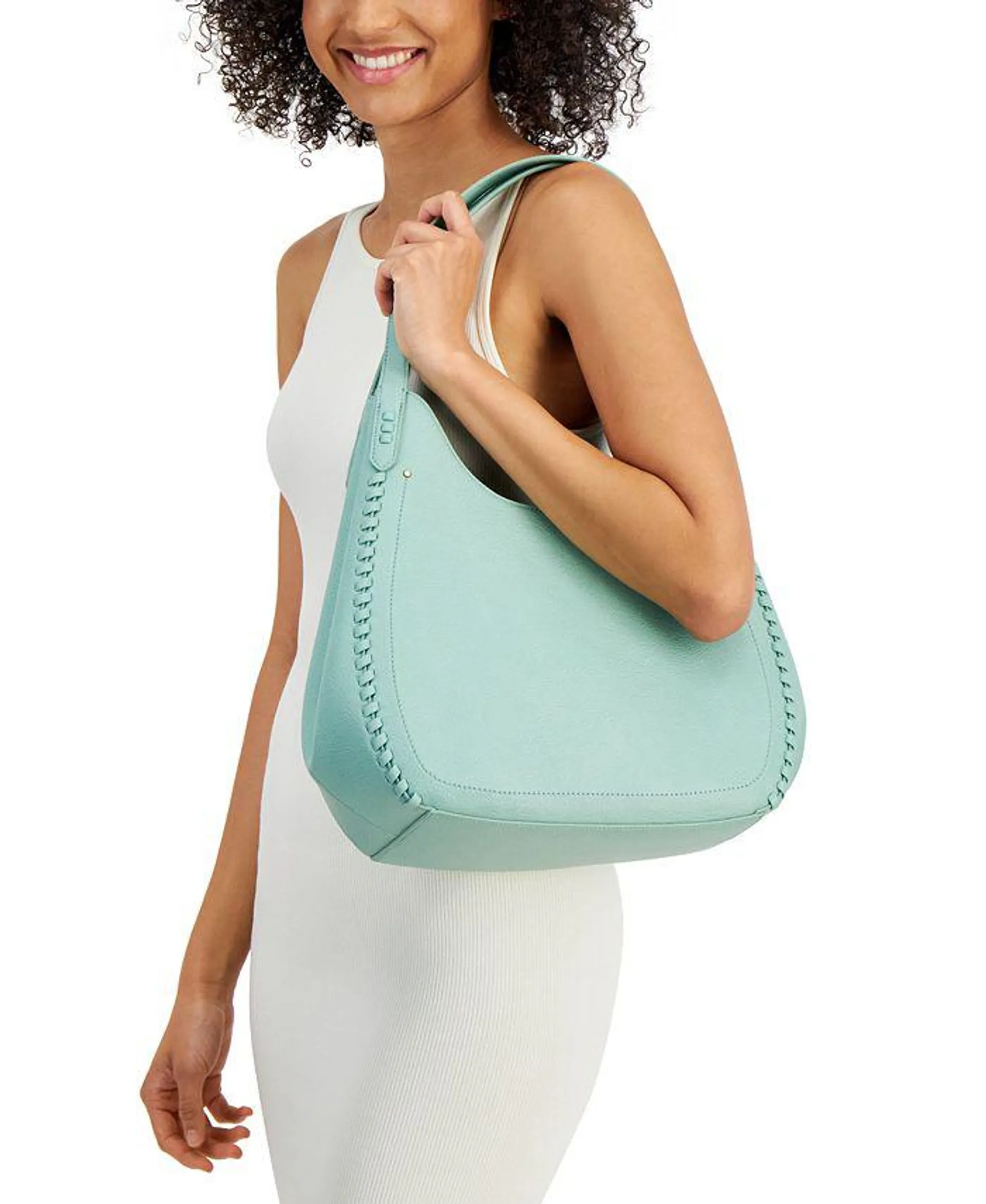 Whip-Stitch Soft 4-Poster Tote, Created for Macy's