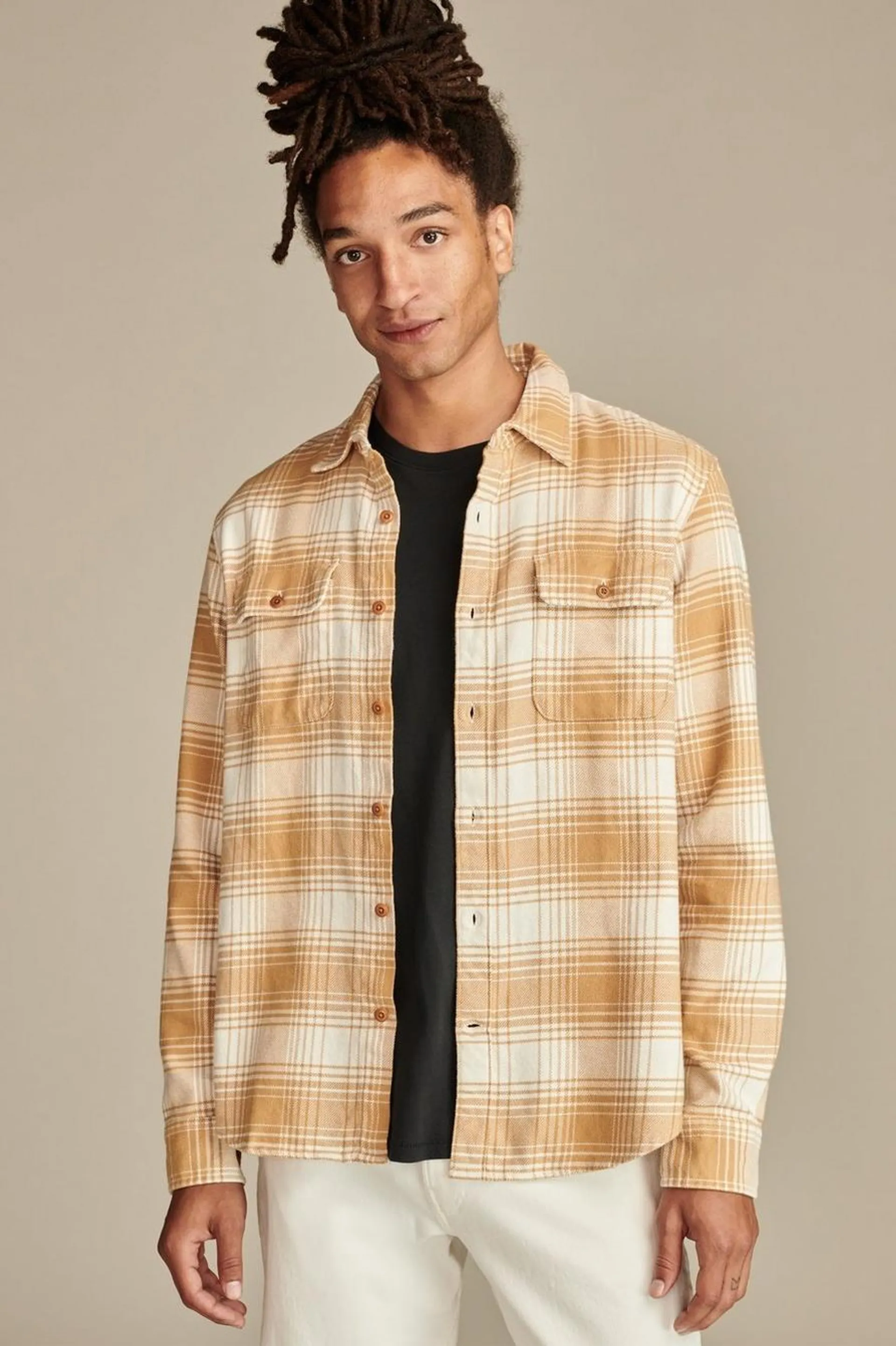 plaid cloud soft flannel shirt