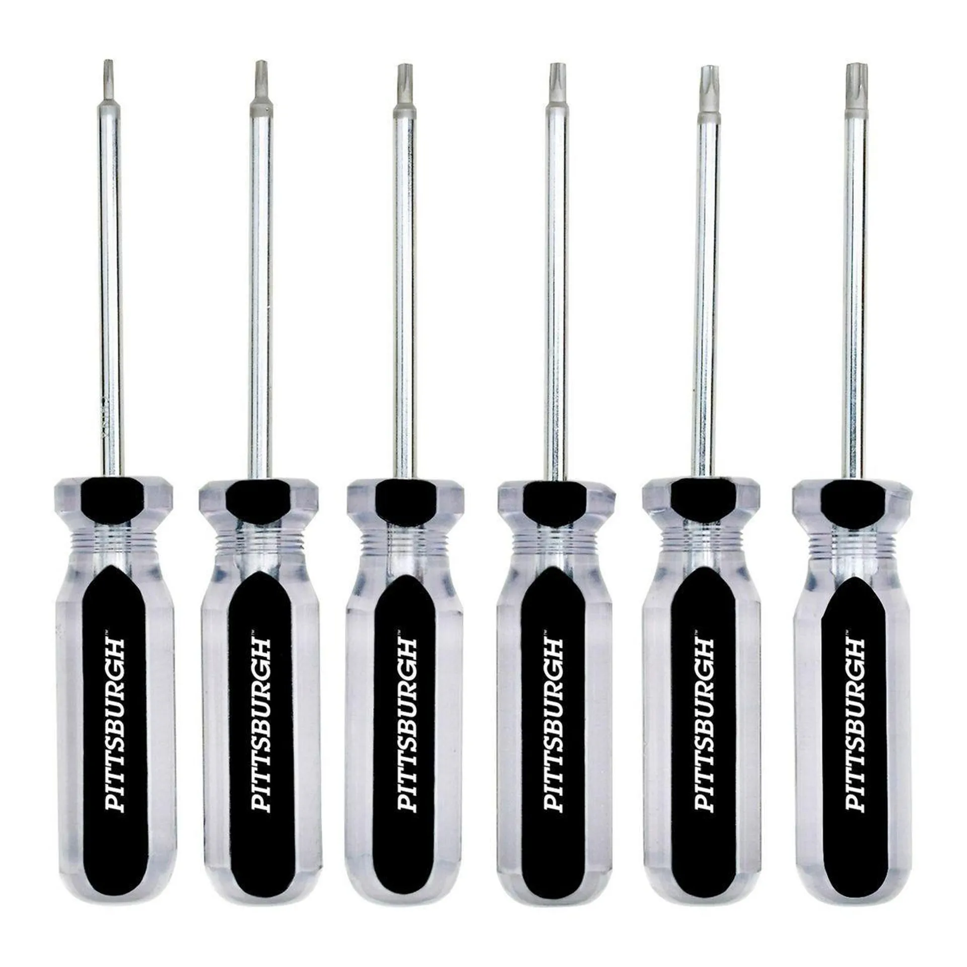 PITTSBURGH Star Bit Screwdriver Set, 6 Piece