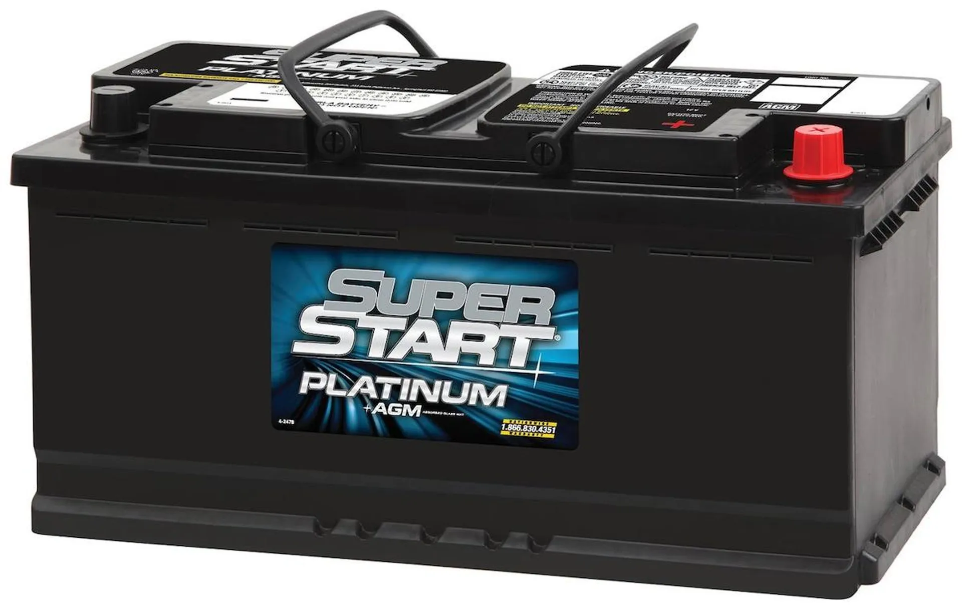 Super Start Platinum AGM Top Post Battery Group Size 95R H9 - 95RPLT