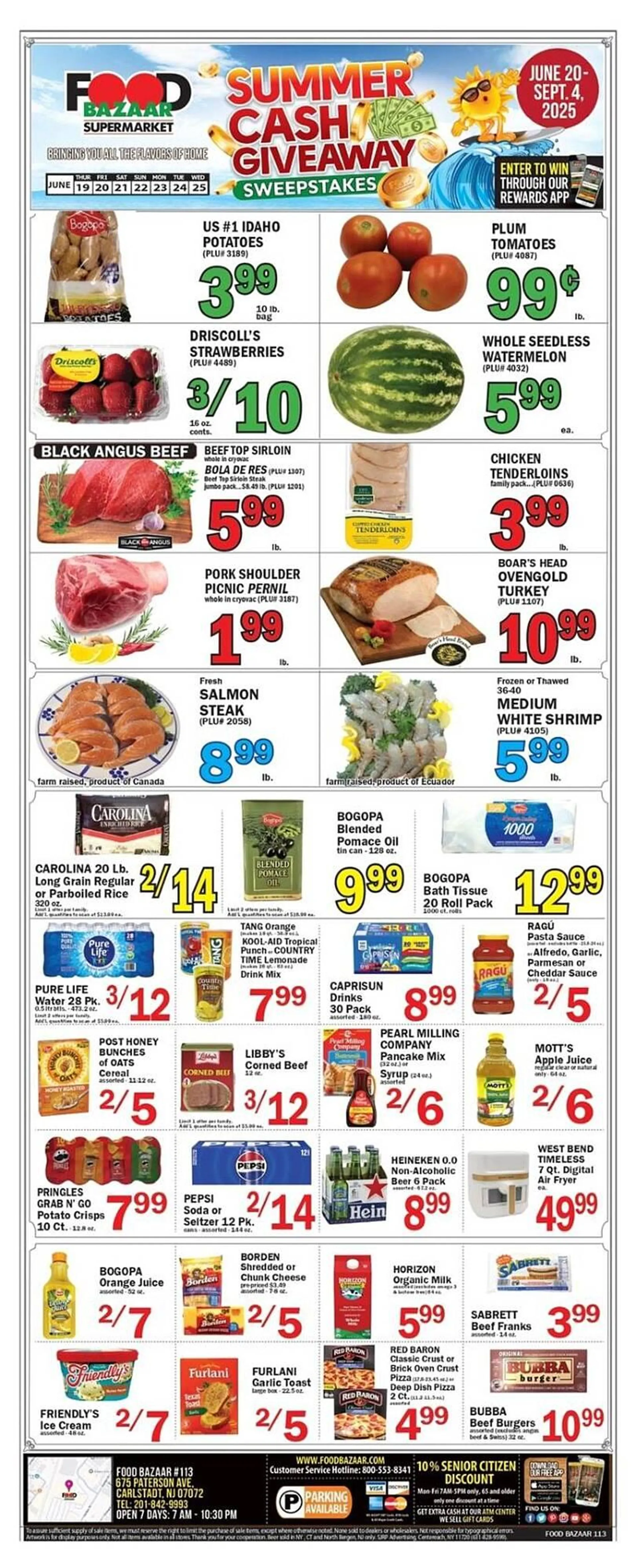 Weekly ad Food Bazaar Weekly Ad from June 19 to June 25 2025 - Page 1