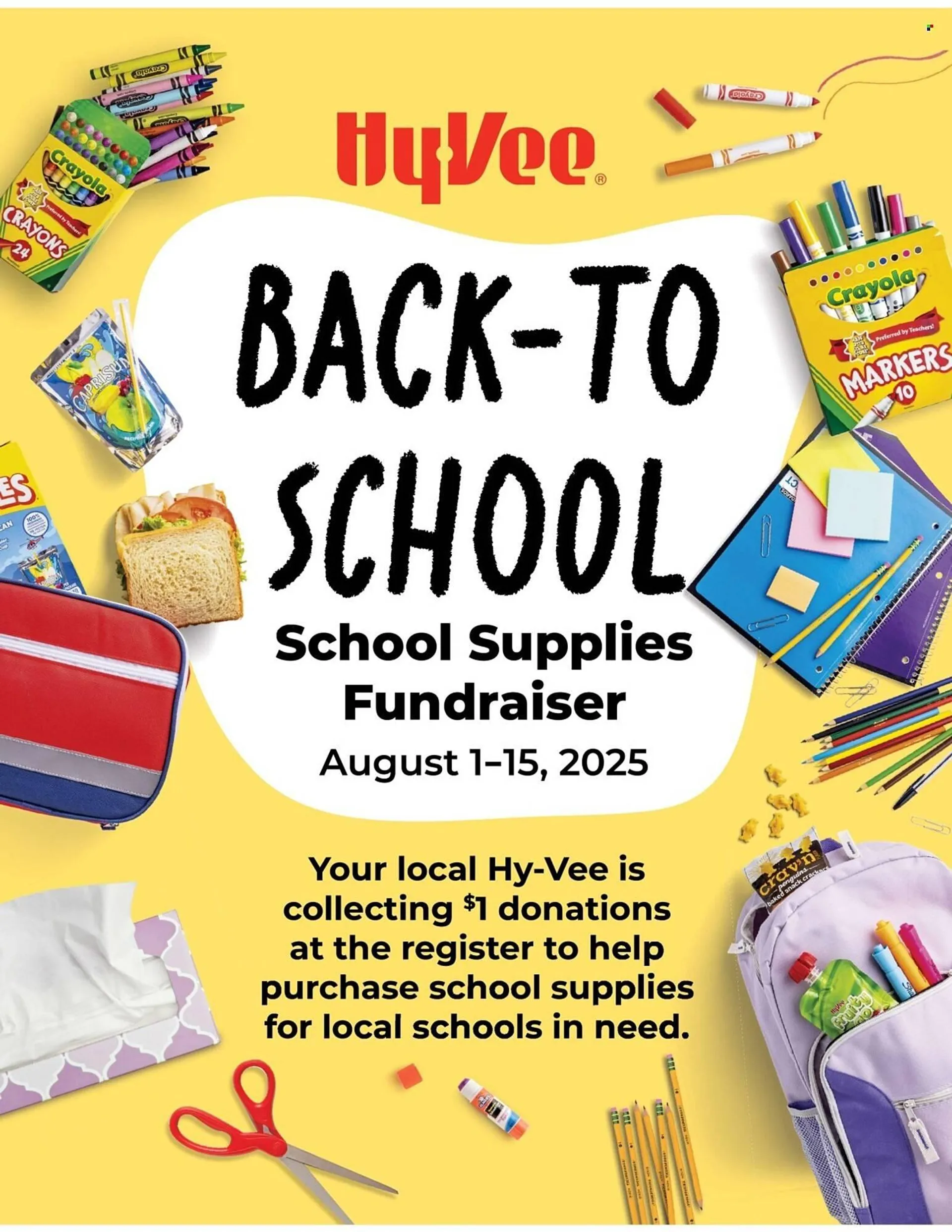 Weekly ad Hy-Vee Weekly Ad from August 1 to August 15 2025 - Page 1