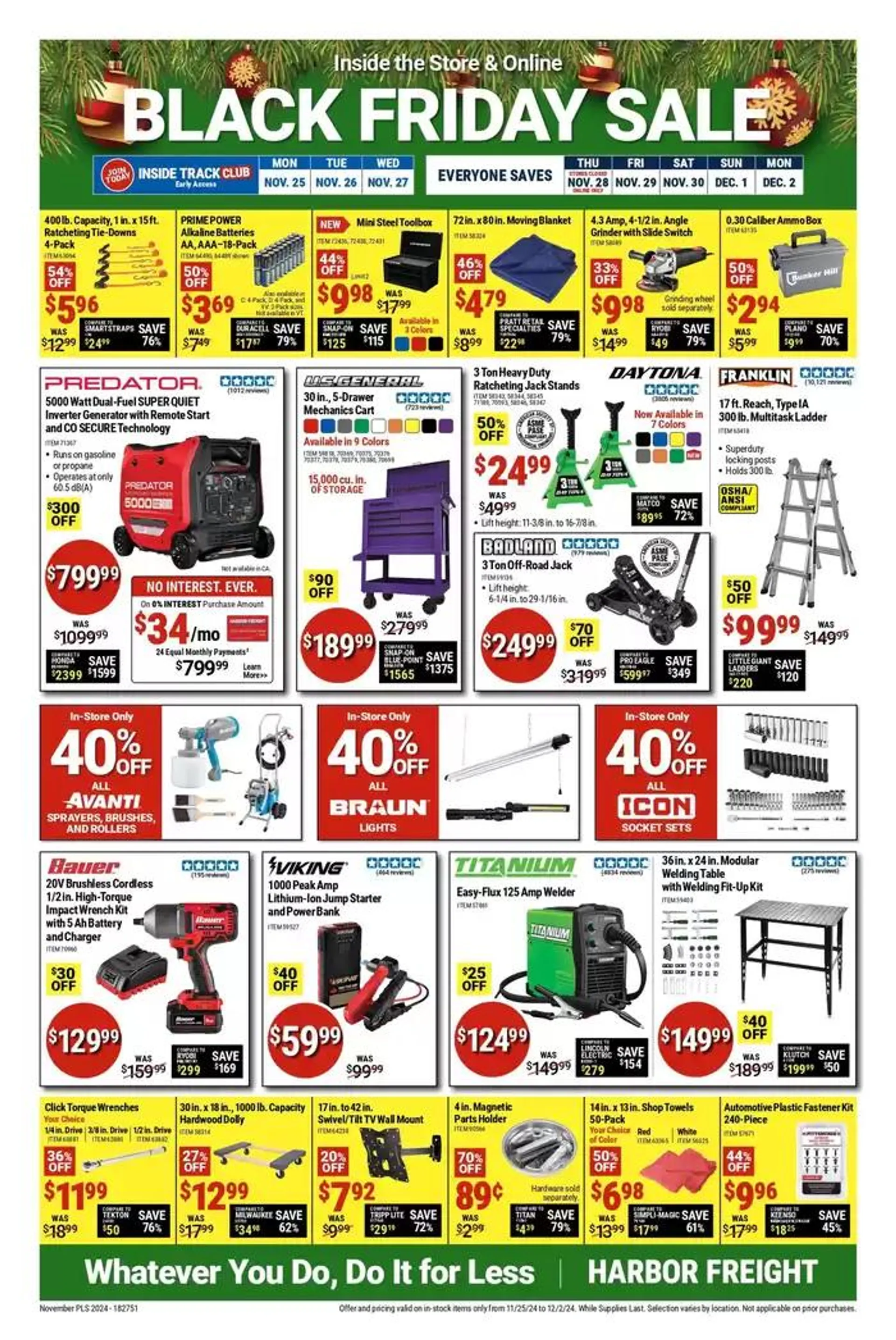 Harbor Freight Tools weekly ad - 1