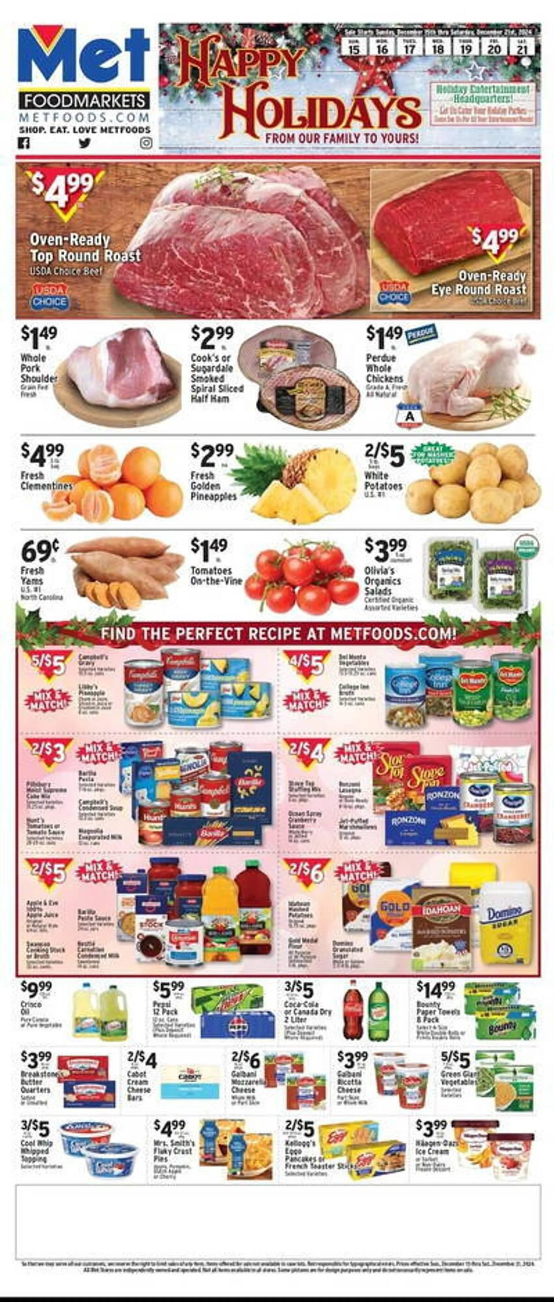 Met Foodmarkets Weekly Ad - 1