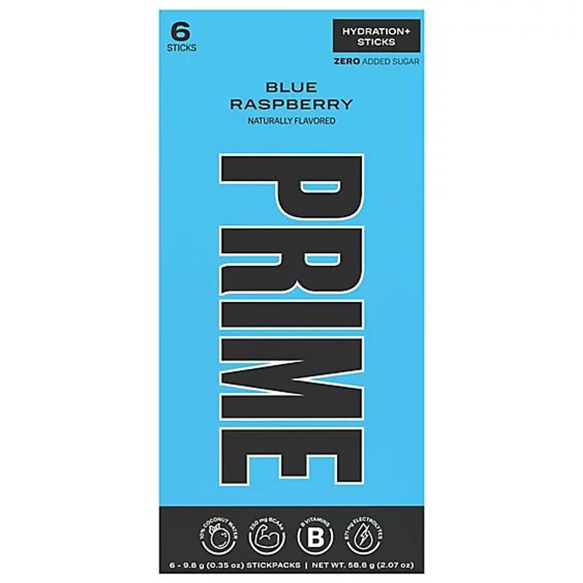 Ph Prime Hydration Sticks 6ct - Blue Raspberry - EA