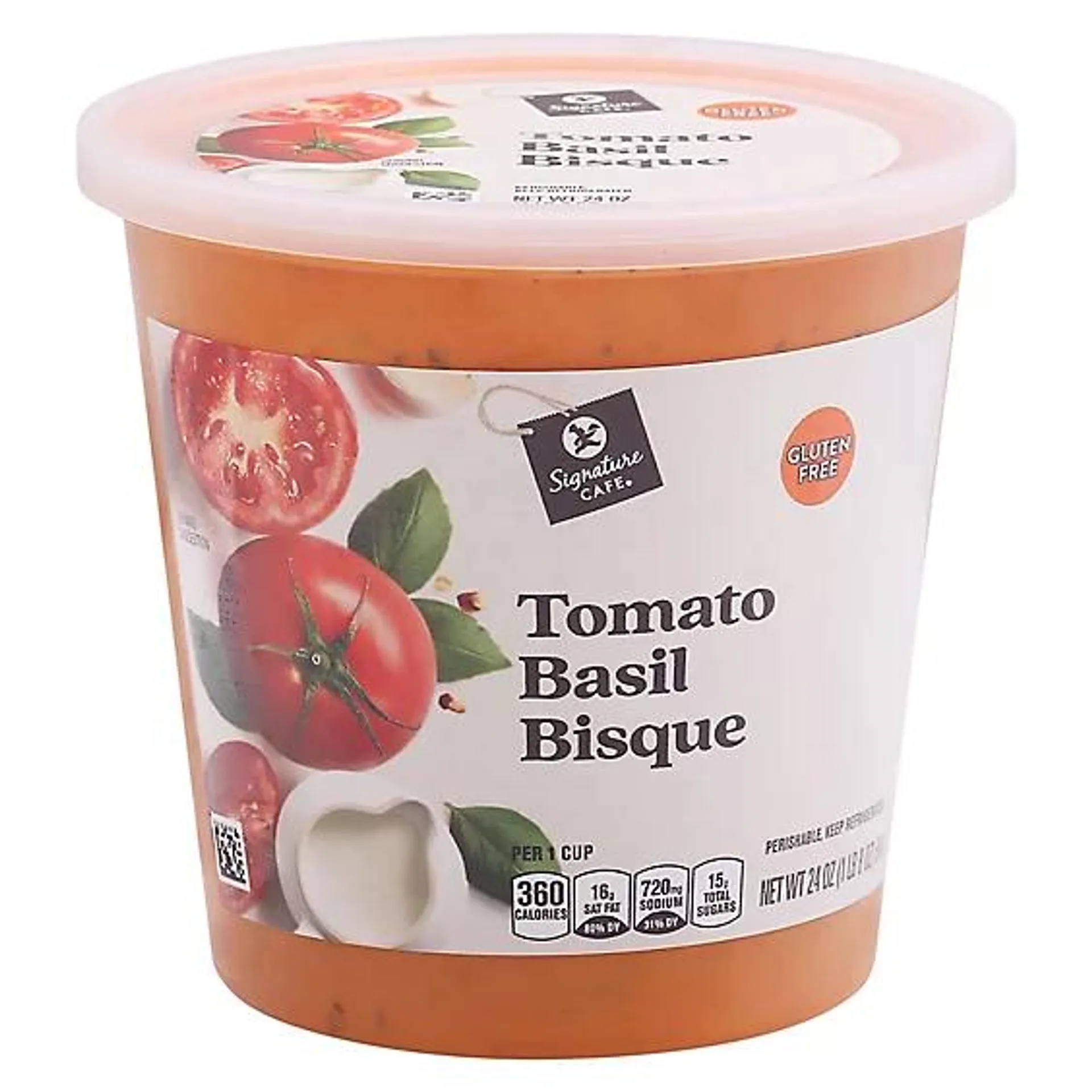 Signature Select/Cafe Tomato Basil Bisque - 24 Oz.