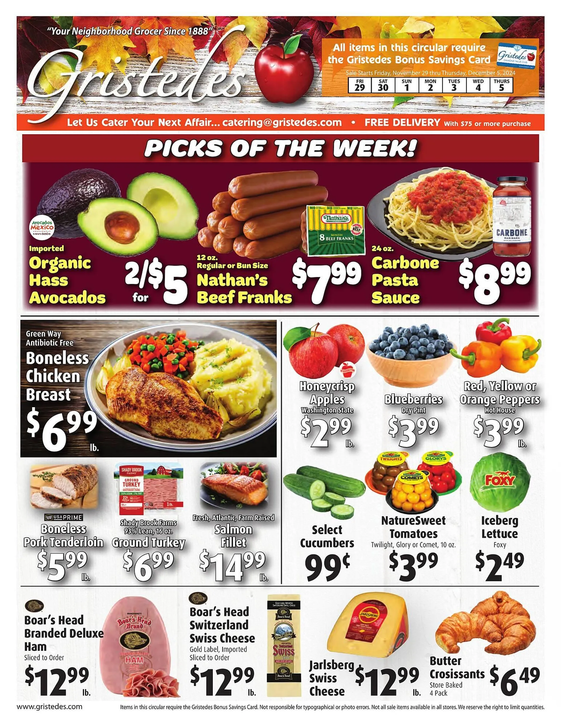 Gristedes Weekly Ad - 1