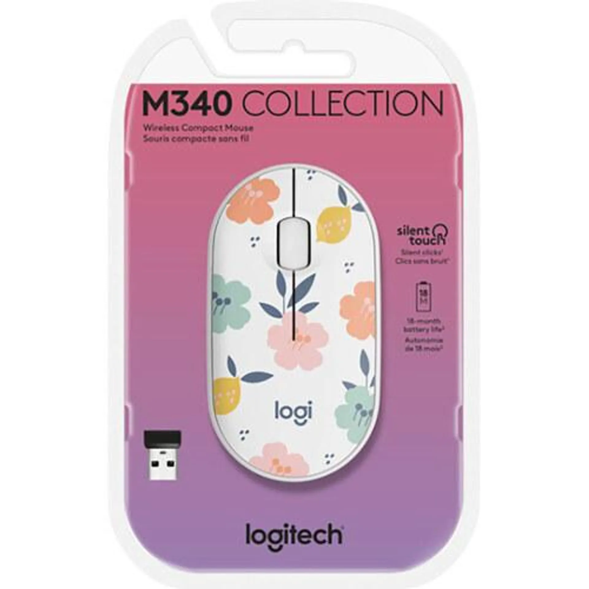 - M340 Wireless Mouse - Floral Bouquet