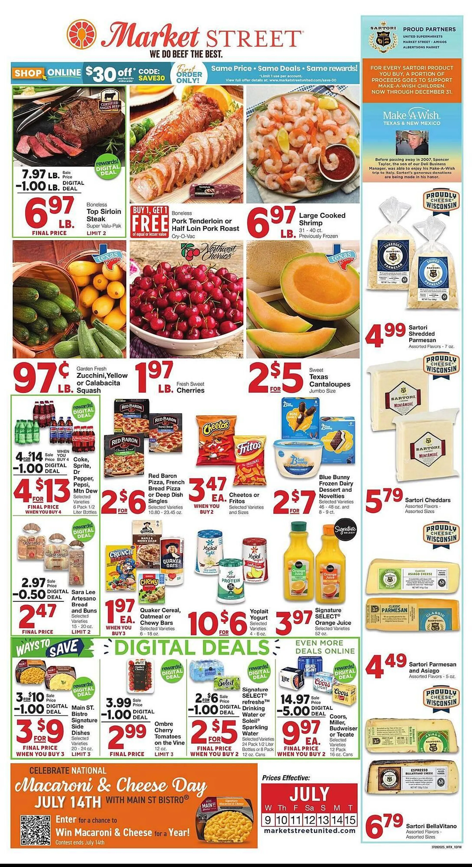 Weekly ad Market Street Weekly Ad from July 9 to July 15 2025 - Page 1