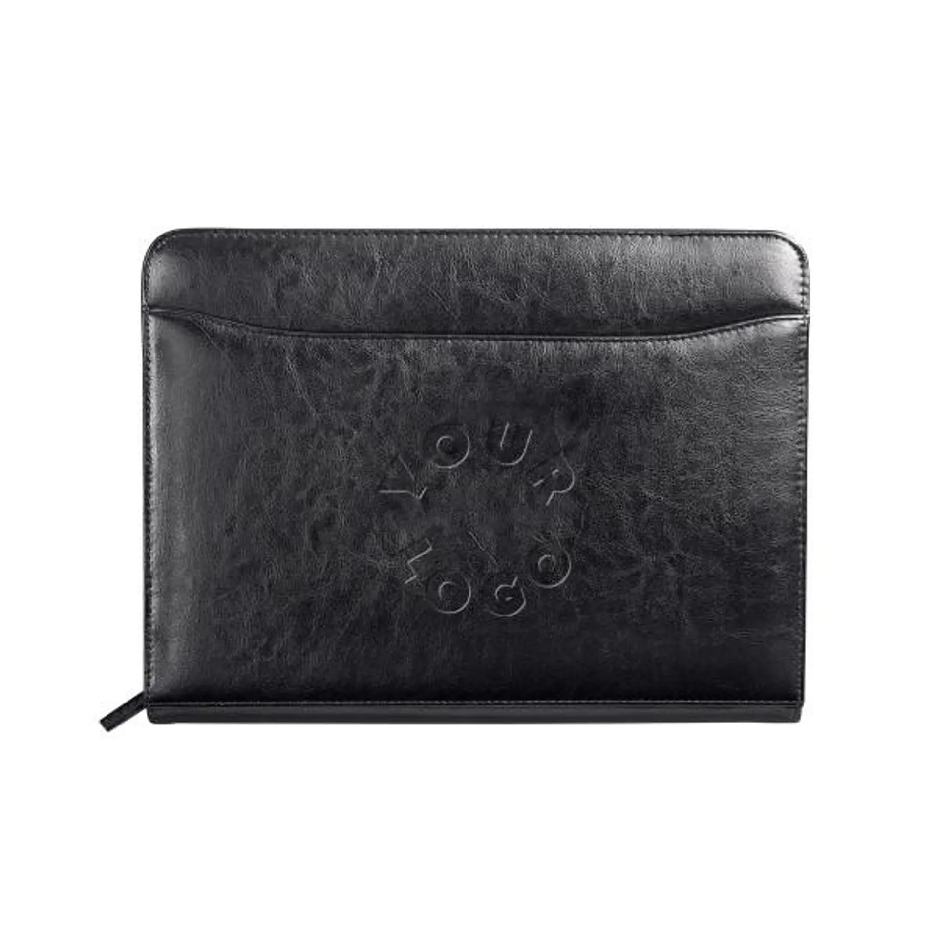 Renaissance Leather Zippered Padfolio