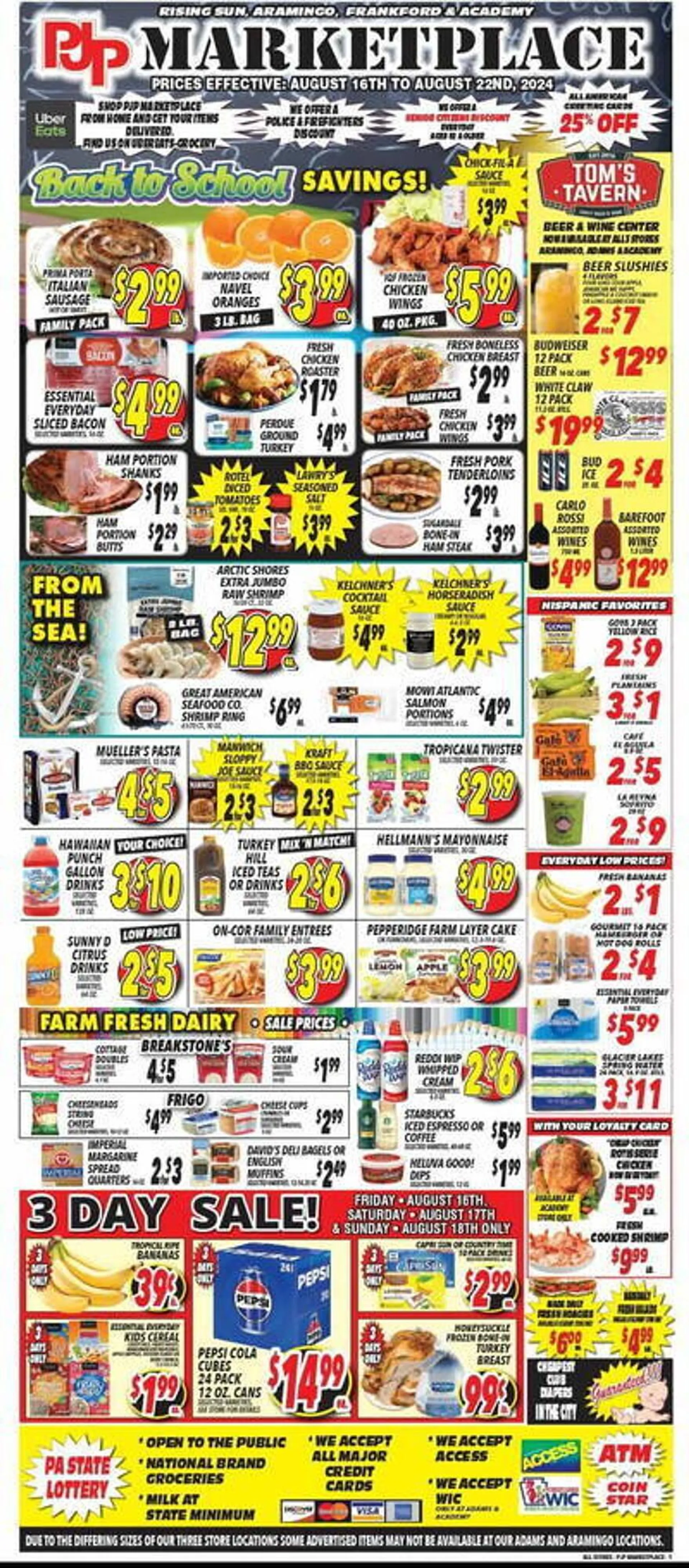 PJP Marketplace Weekly Ad - 1