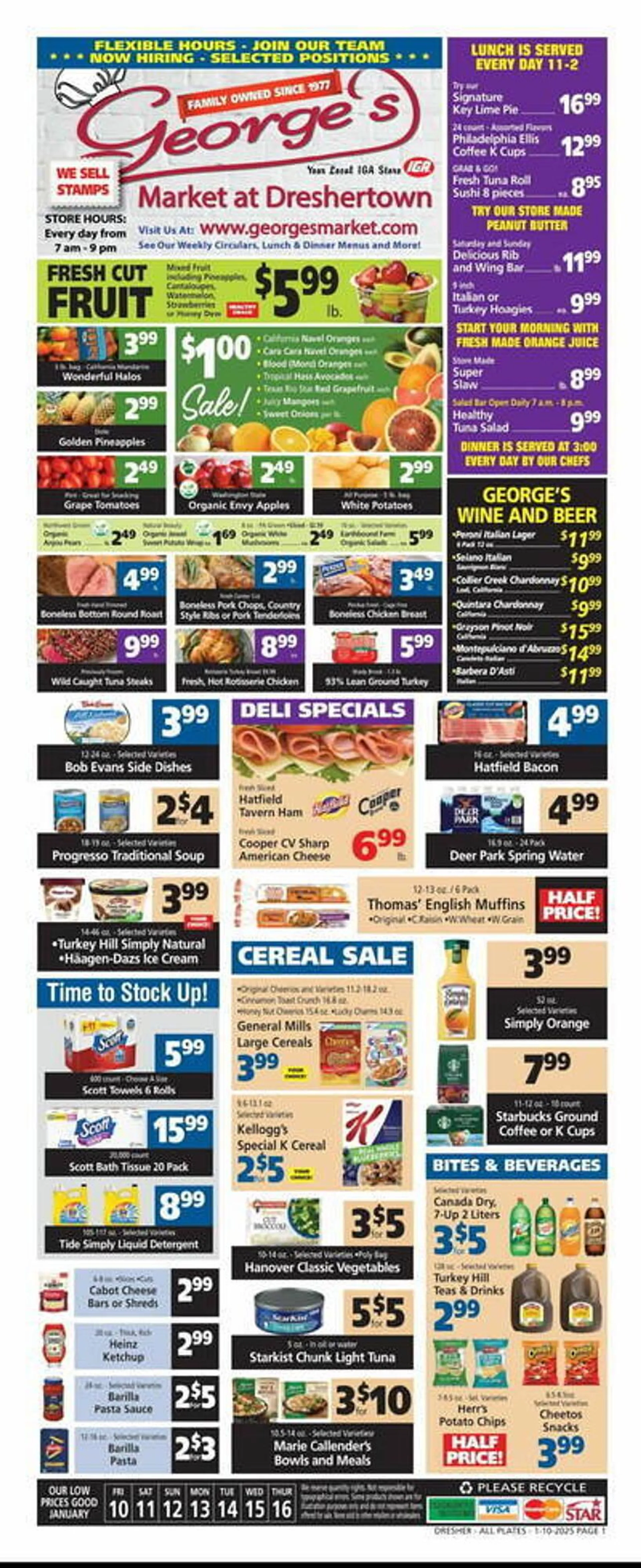 Georges Market Weekly Ad - 1