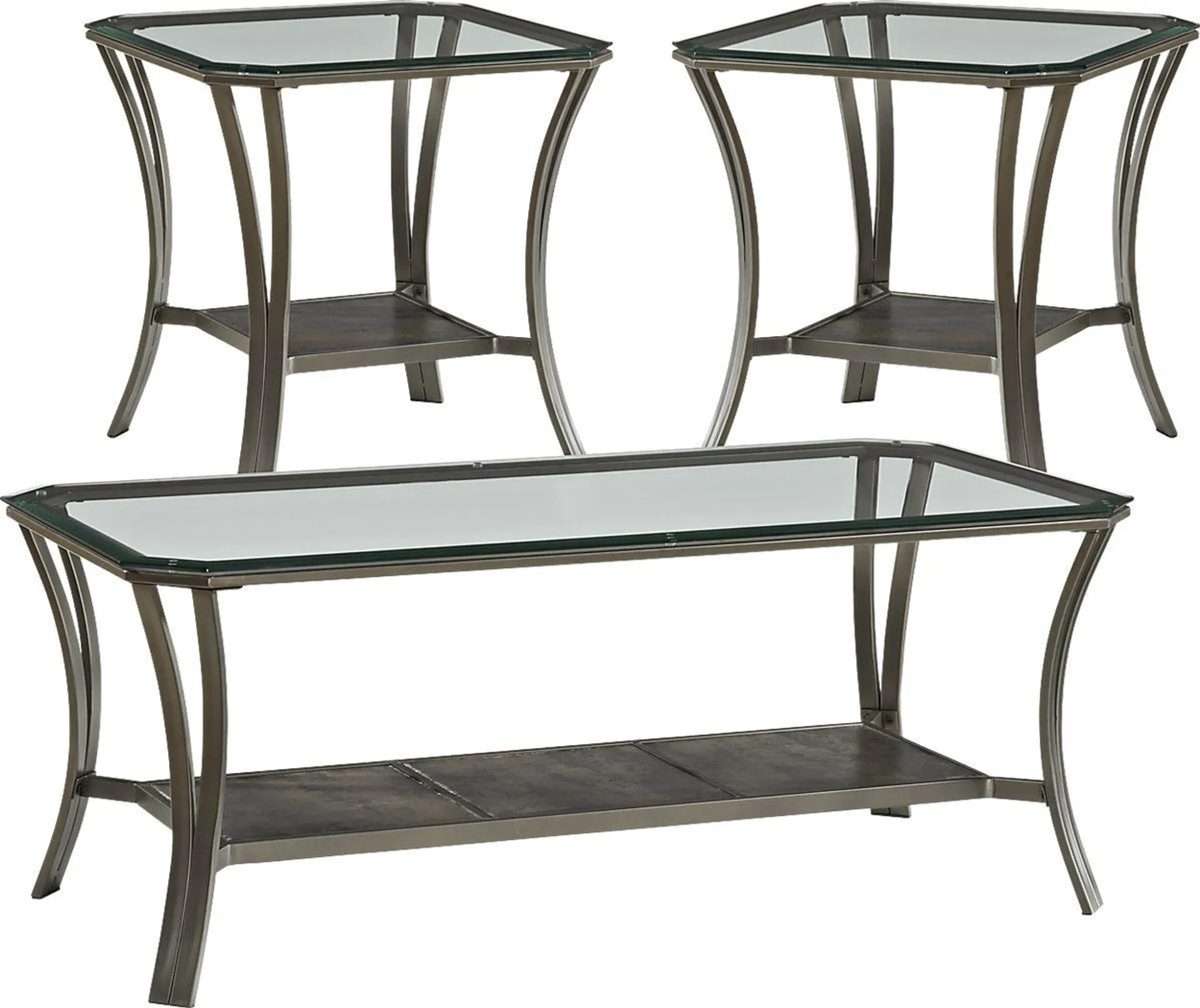 Allie Metal 3 Pc Table Set