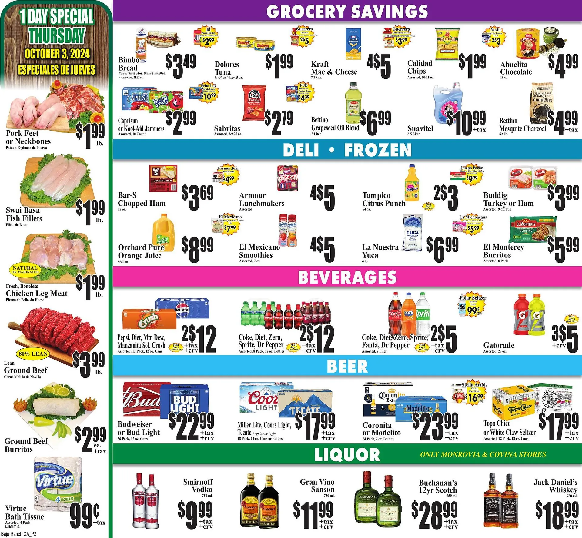 Weekly ad Baja Ranch Weekly Ad from October 2 to October 8 2024 - Page 2