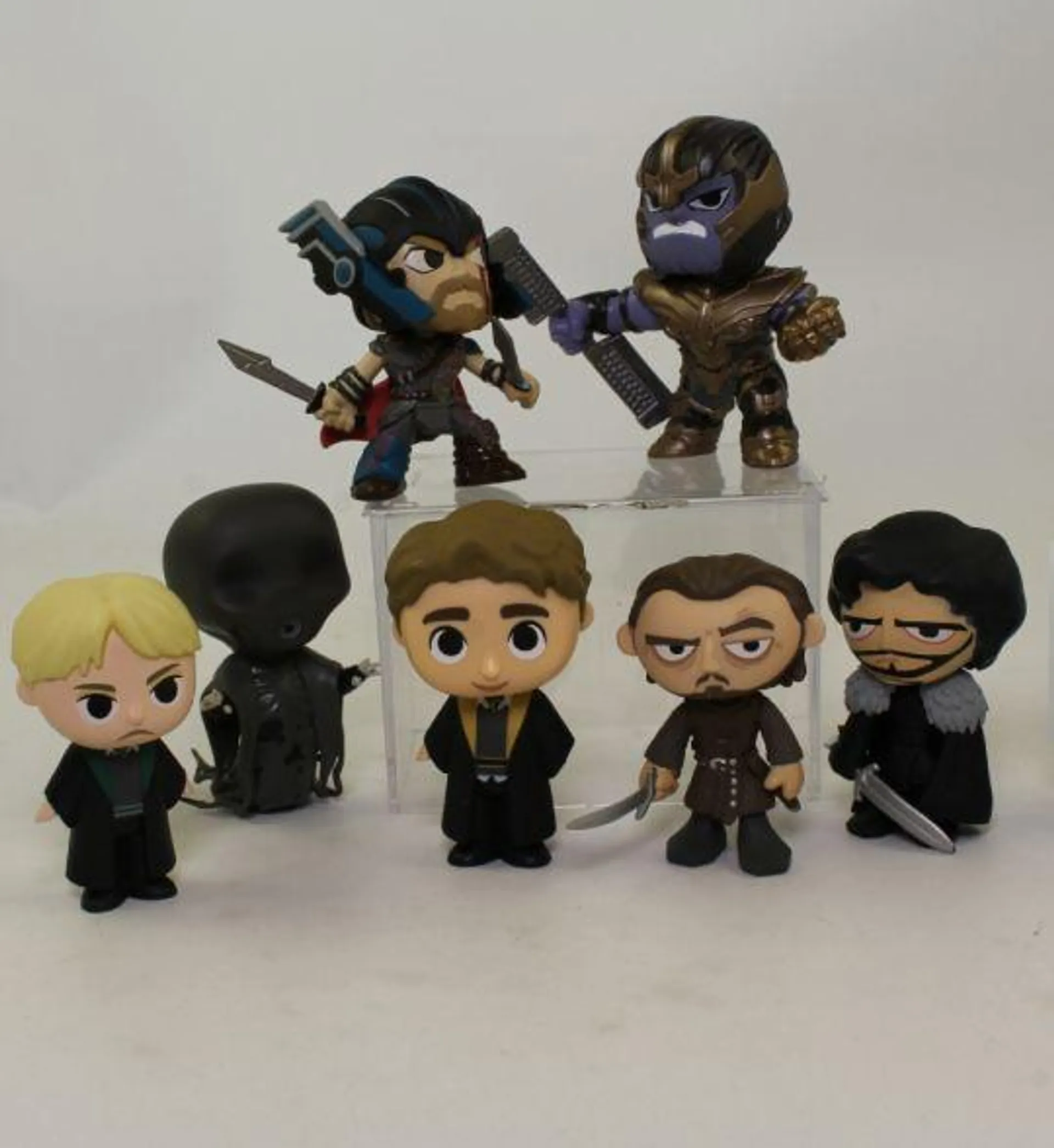 Lot of 7 Loose Assorted Funko Mystery Minis (Harry Potter Marvel and Game of Thrones) *NON-MINT*