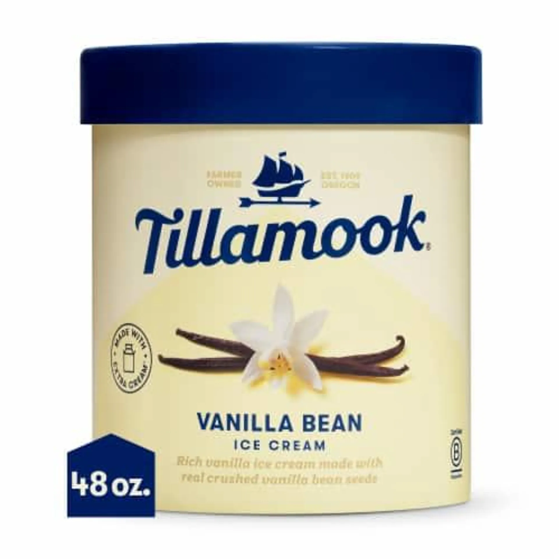 Tillamook Vanilla Bean Ice Cream Tub