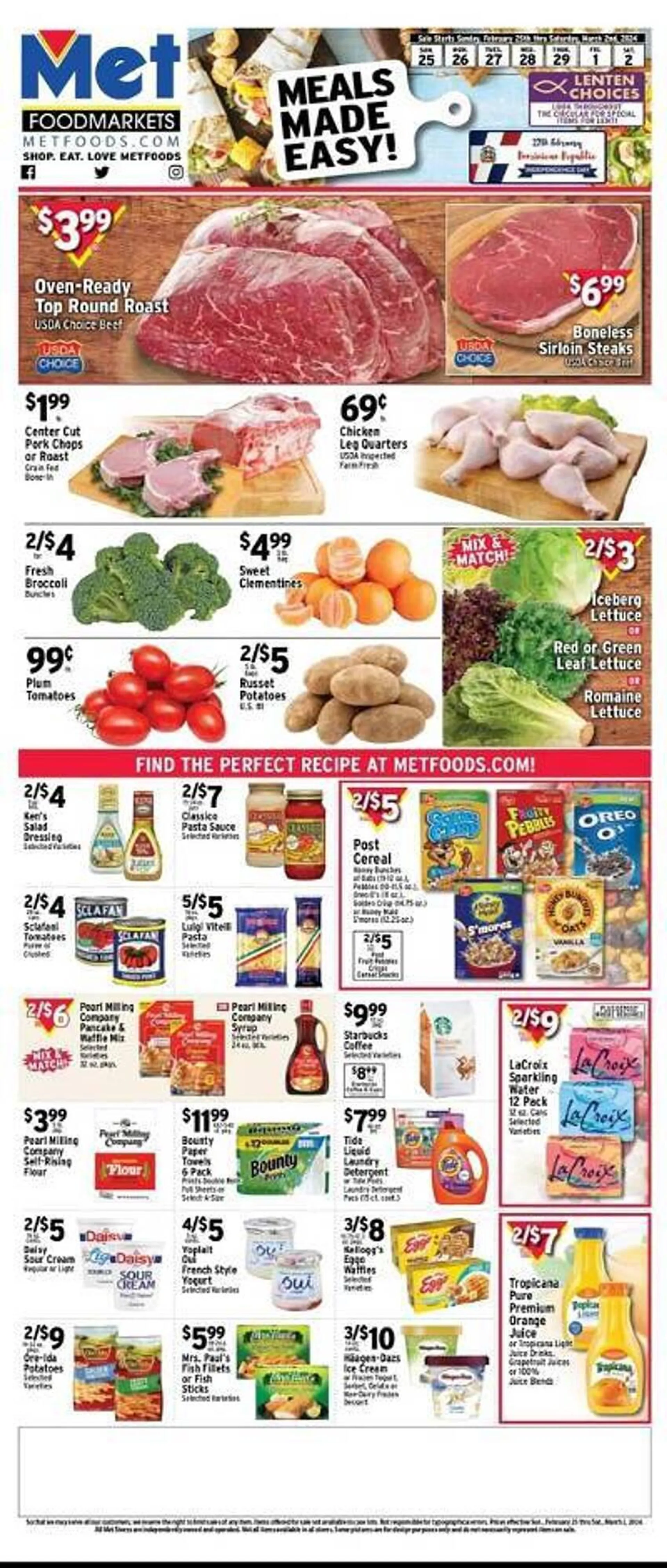 Weekly ad Met Foodmarkets Weekly Ad from February 25 to March 2 2024 - Page 