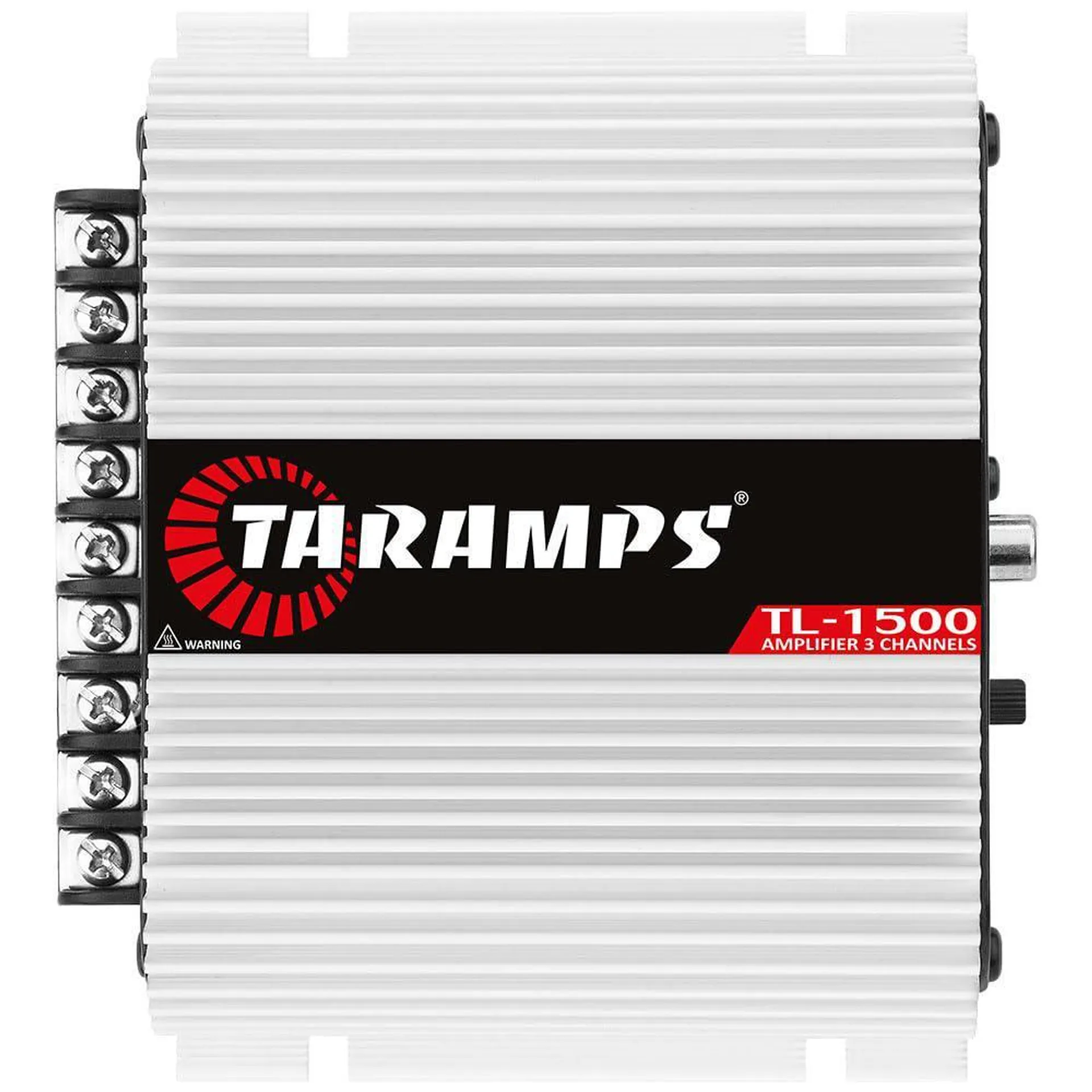 Taramp\'s taramps tl 1500 full range 390 watts rms 3 channels car audio 2 stereo channels 1 sub channel class d amplifier, rca/wire inp