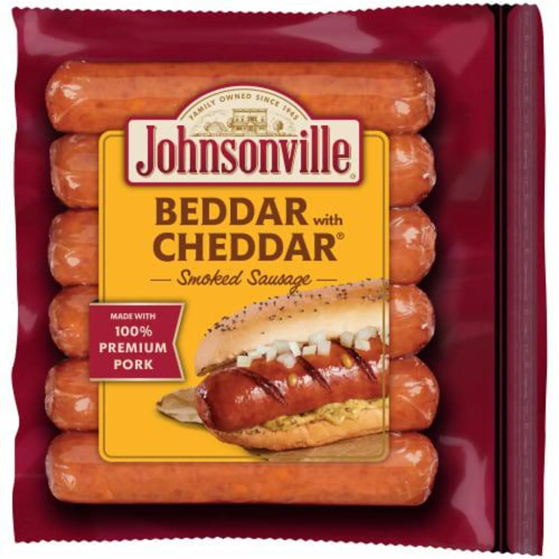 Johnsonville® Beddar with Cheddar Smoked Sausages