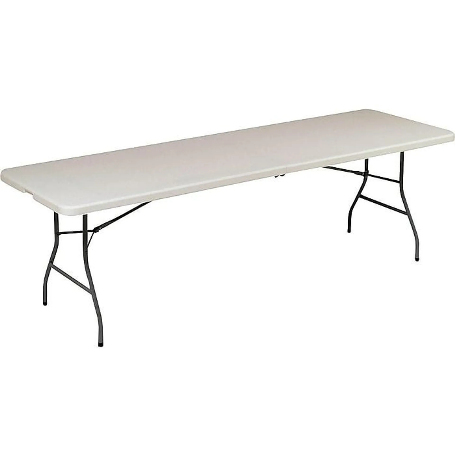 ICEBERG IndestrucTable TOO 600S Folding Table, 96" x 30", Platinum (65333)