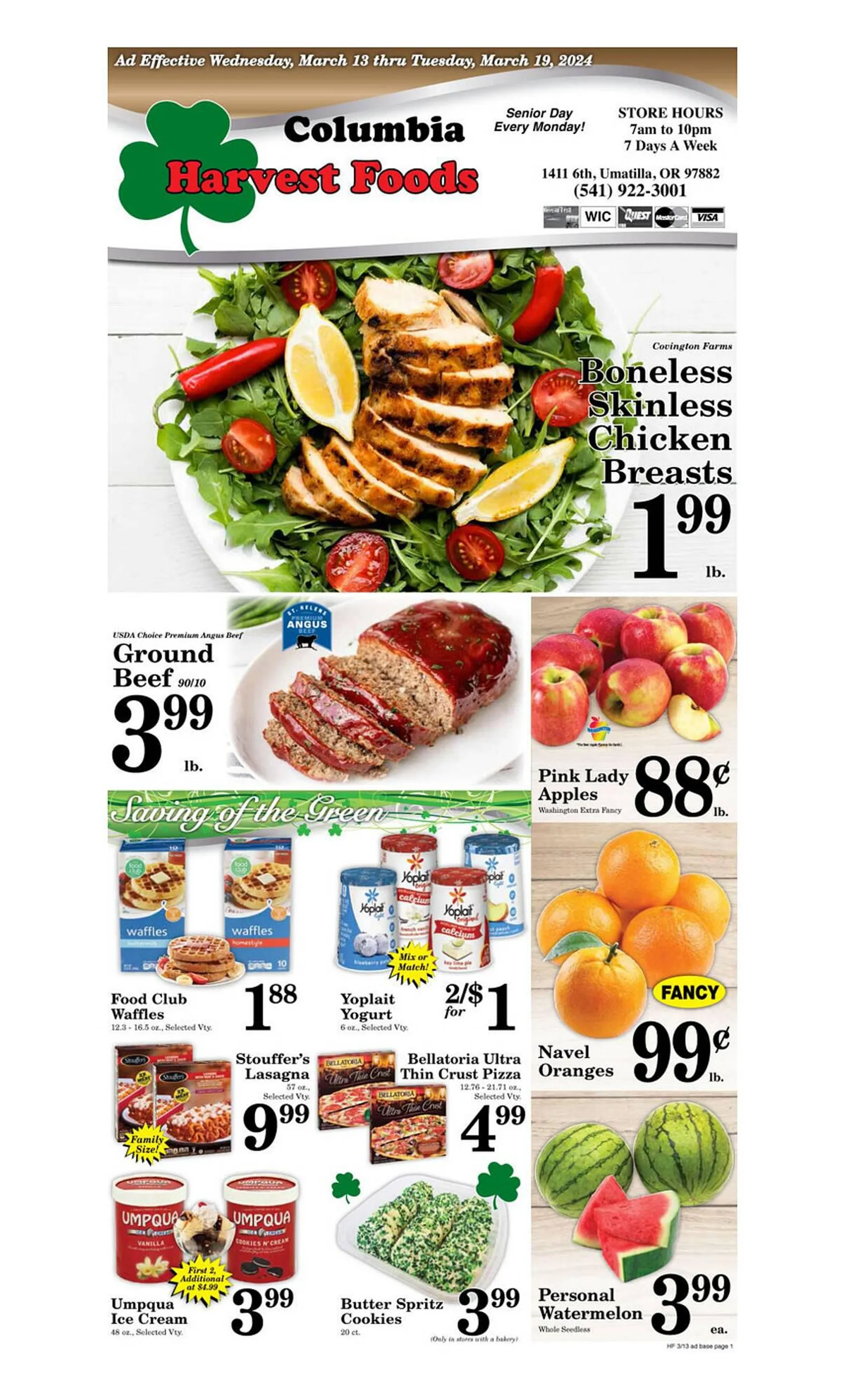 Weekly ad Harvest Foods ad from March 13 to March 19 2024 - Page 