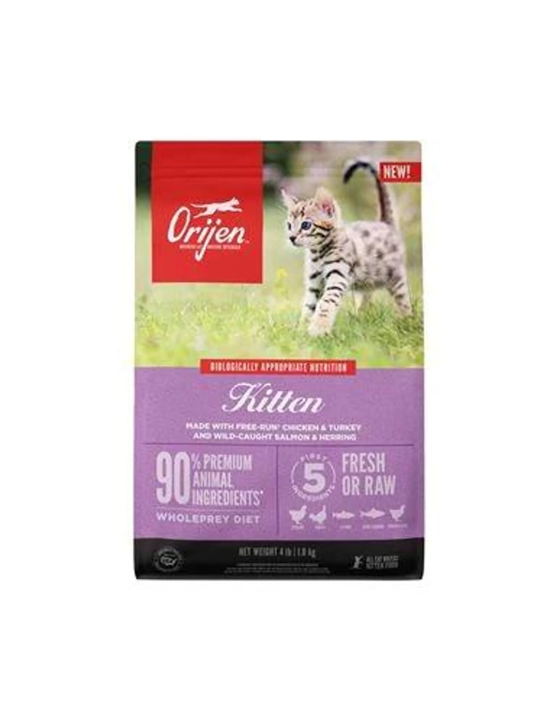 ORIJEN® Dry Kitten Food, 4 Pounds