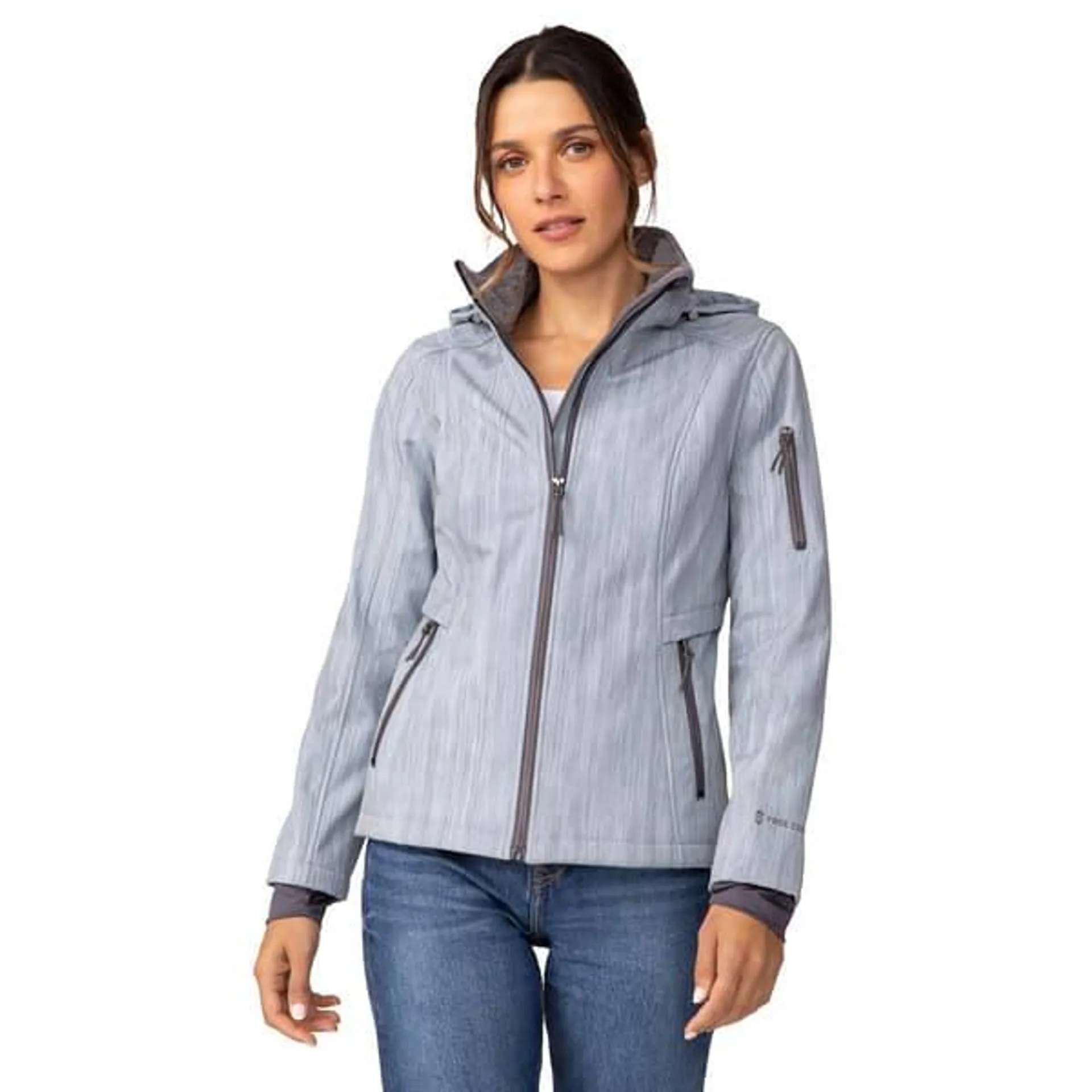 Womens Free Country Softshell Chevron Active Jacket