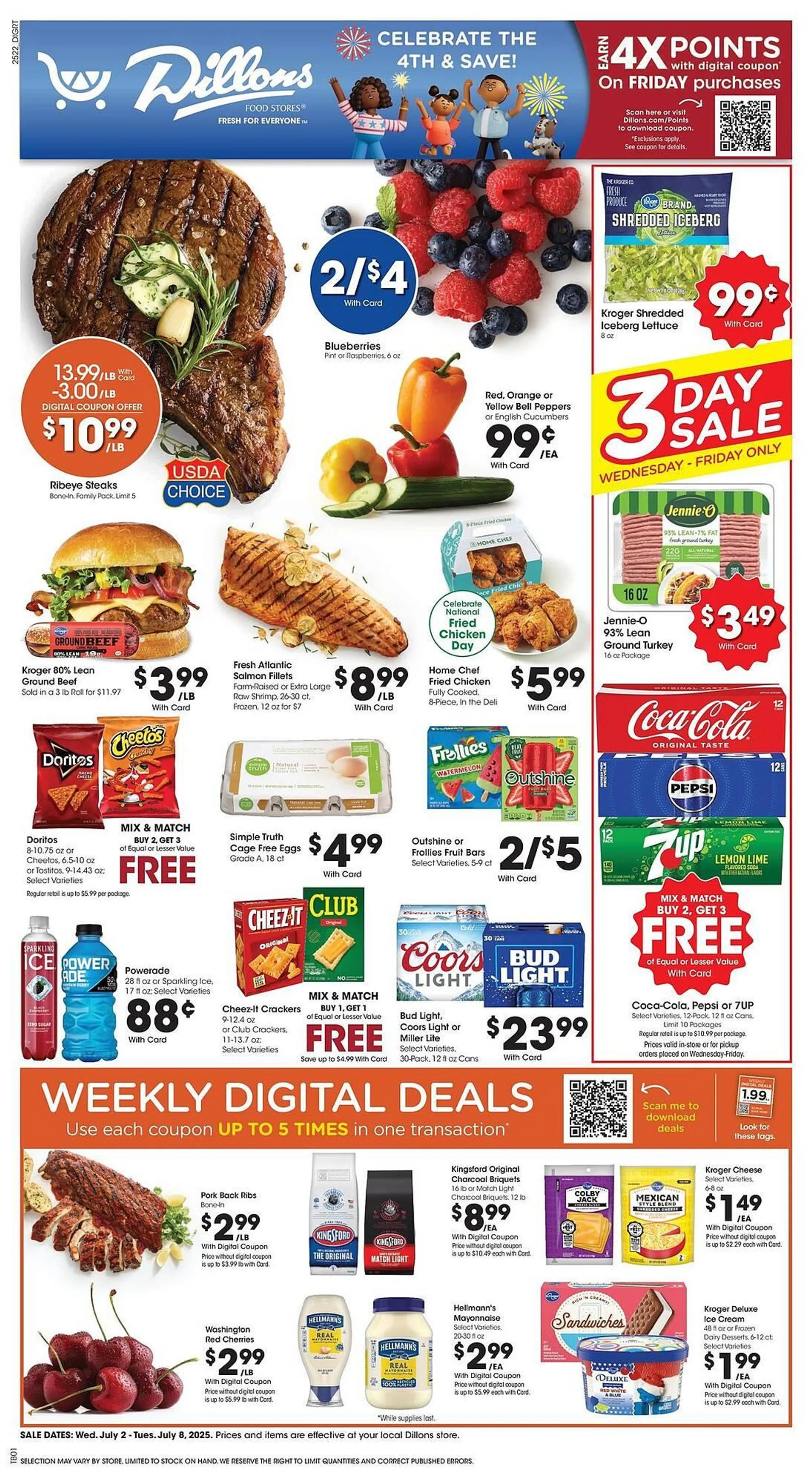 Weekly ad Dillons Weekly Ad from July 2 to July 8 2025 - Page 1